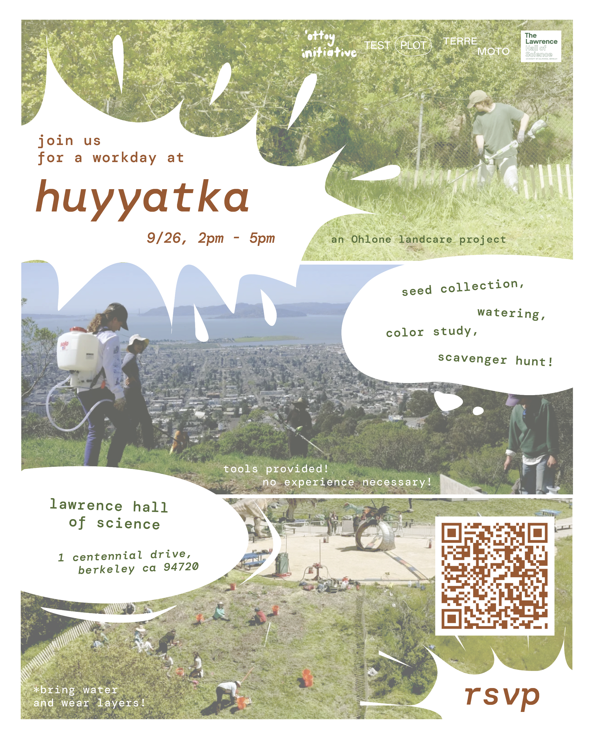 4th Saturday at Ohlone Hillside Test Plot (Lawrence Hall of Science)