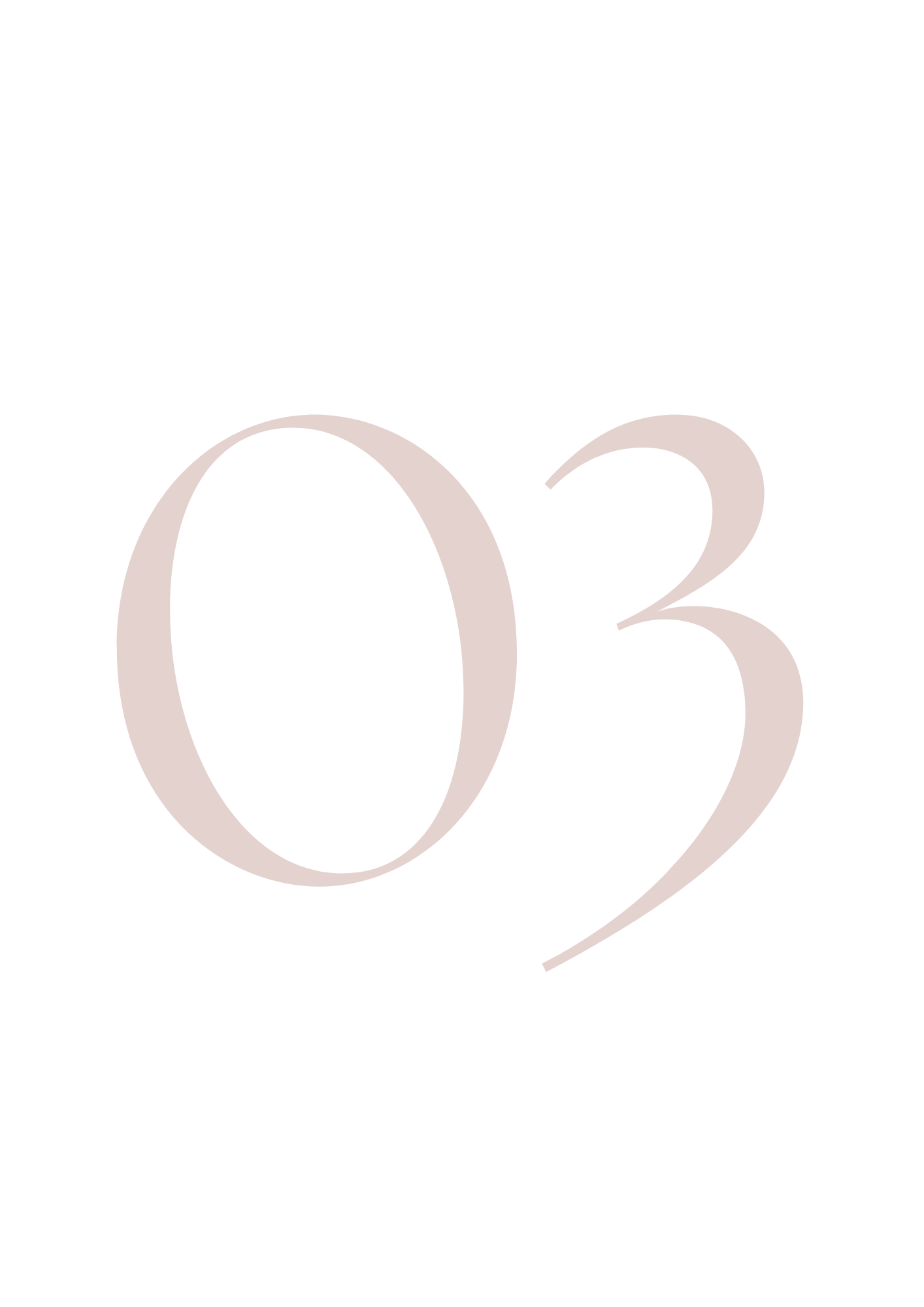 Stylized black background with pastel pink numbers '02' in elegant, cursive font.
