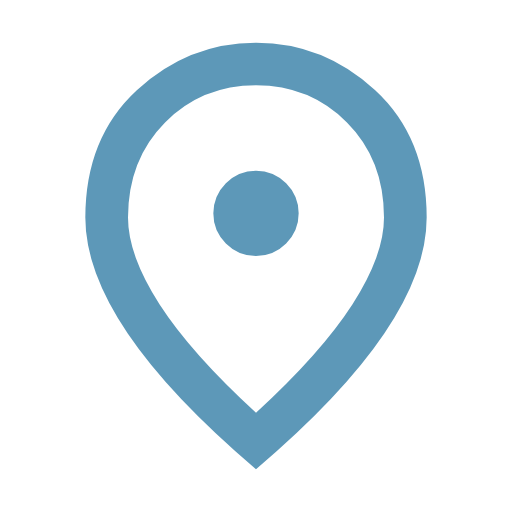 Map pin icon representing location or navigation.