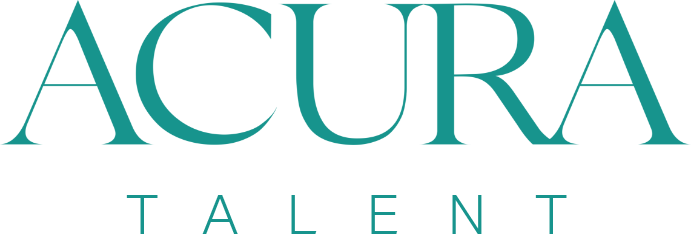 The Acura logo with the word 'TALENT' underneath