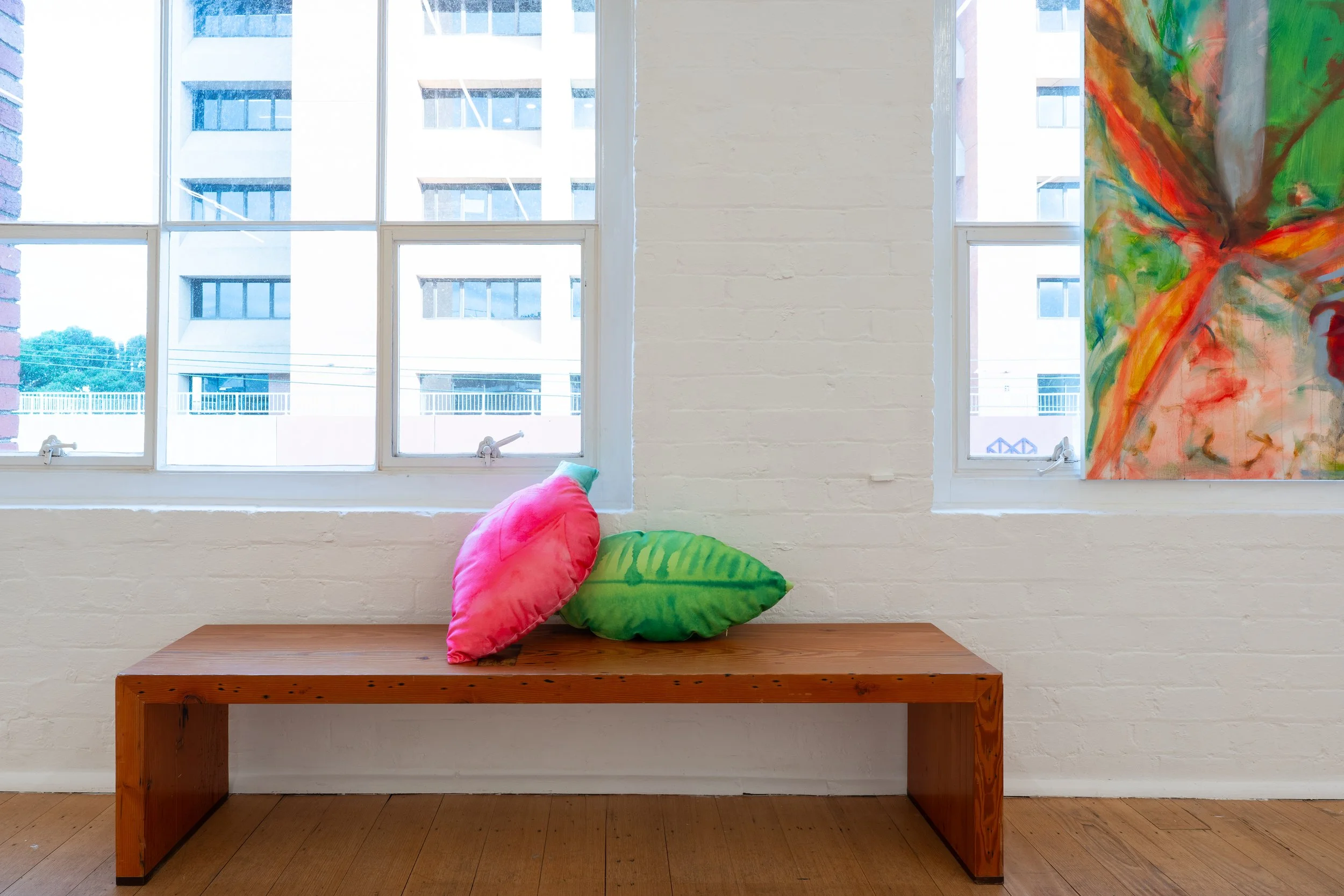 LABOUR & LOVE, West Space Fundraiser, 2026, installation detail. Curated by Gabriela Renee Williams. Photography by Machiko Abe.