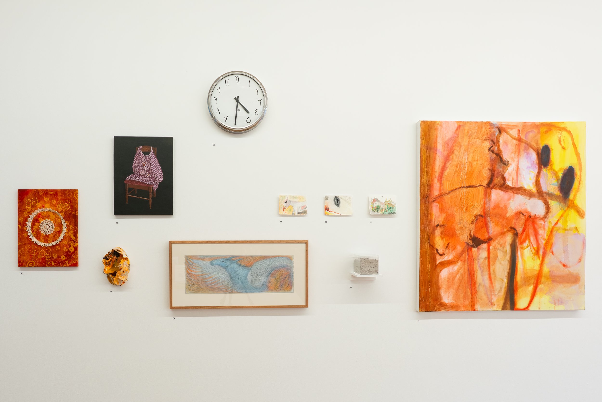 LABOUR & LOVE, West Space Fundraiser, 2026, installation detail. Curated by Gabriela Renee Williams. Photography by Machiko Abe.