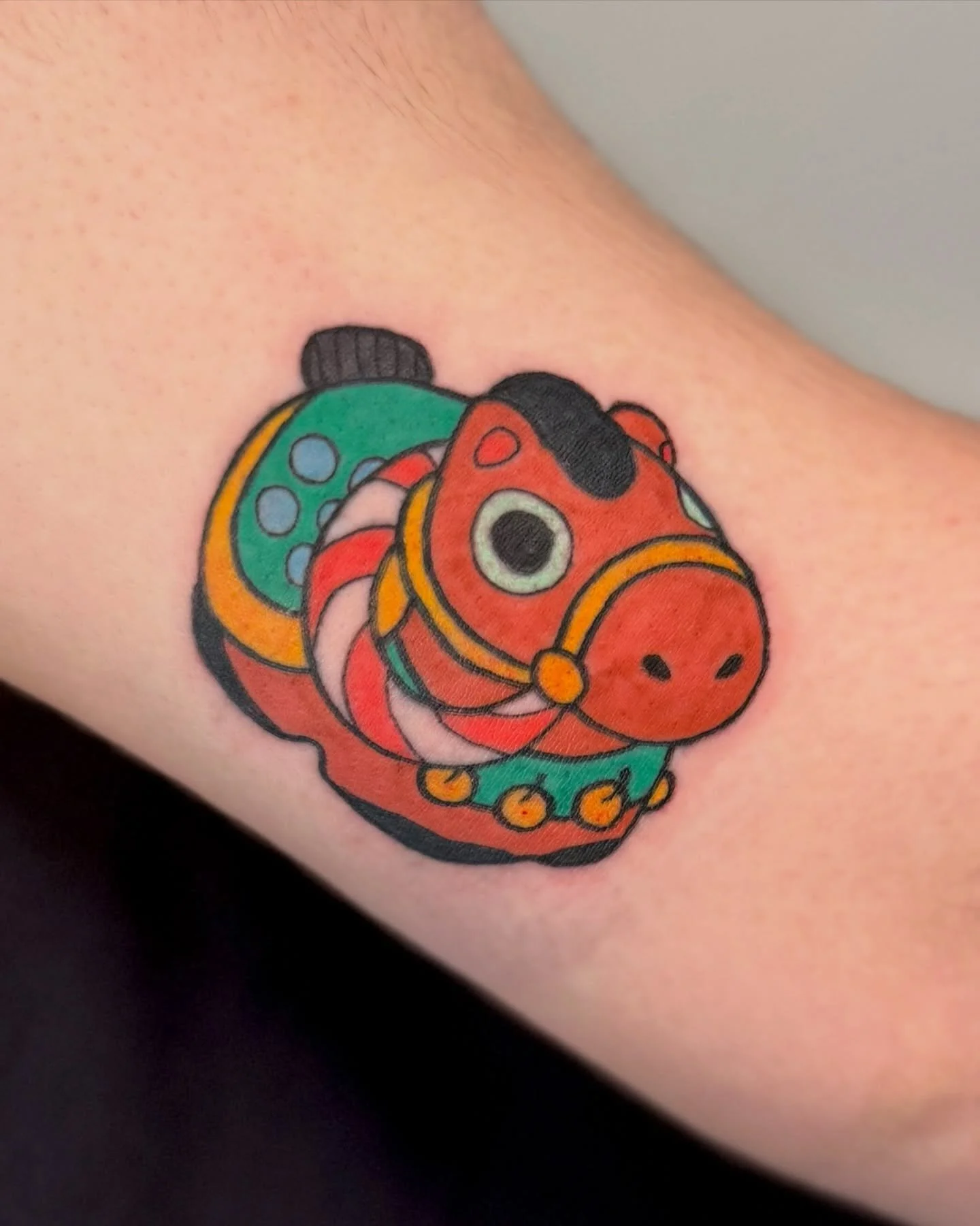 Year of the Horse charm from my flash 🐎
.
.
.
#zodiactattoo #lunarnewyear2026 #horsetattoo