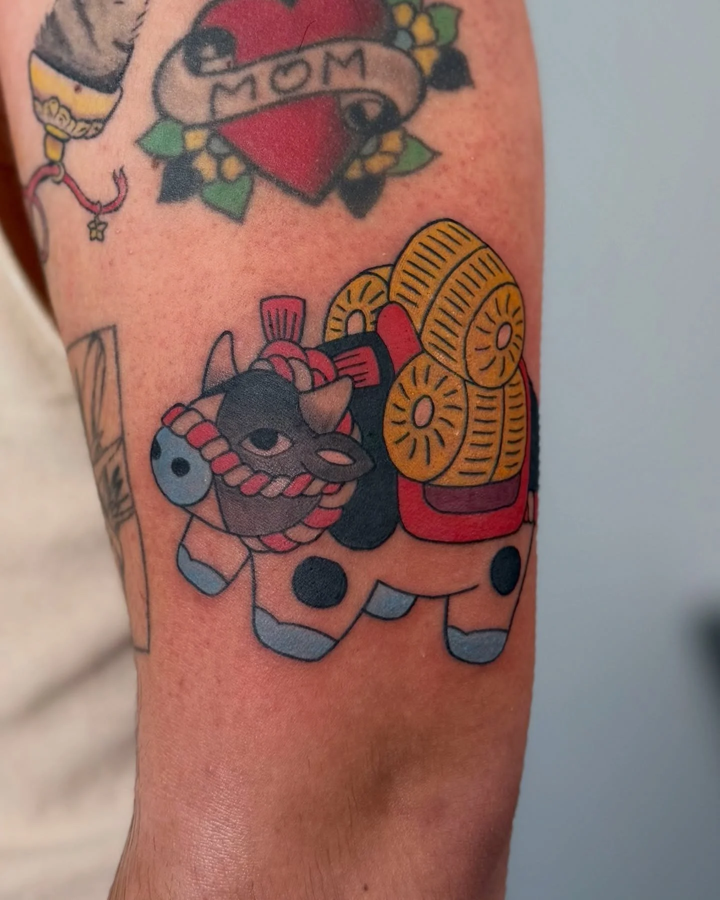 A Japanese style ox from my flash for Julian! 🐂✨
.
.
.
#oxtattoo #zodiactattoo #japanesetattoo