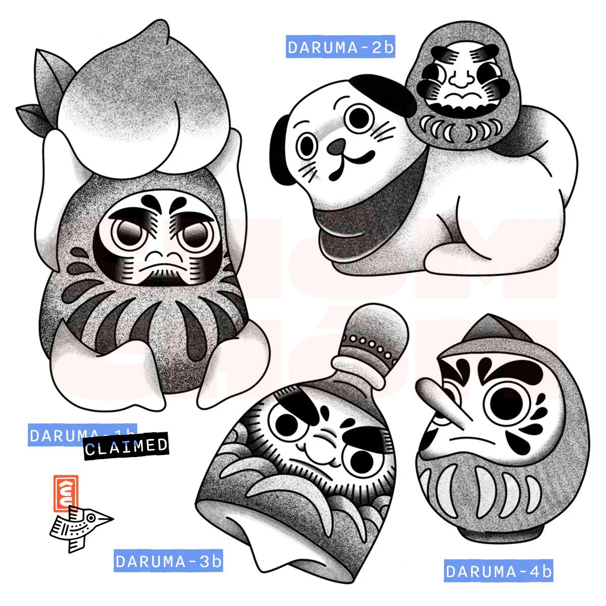 japanese daruma flash