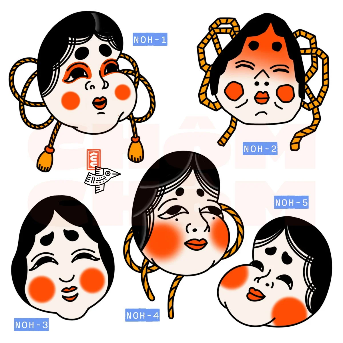 japanese flash okame otafuku