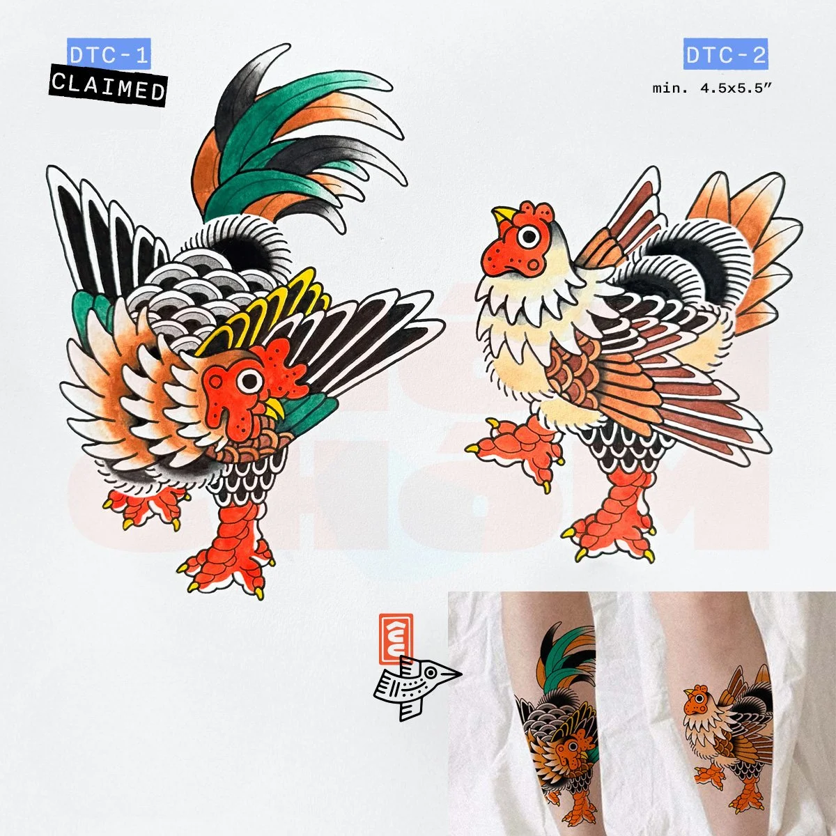 vietnamese flash dong tao chicken rooster hen