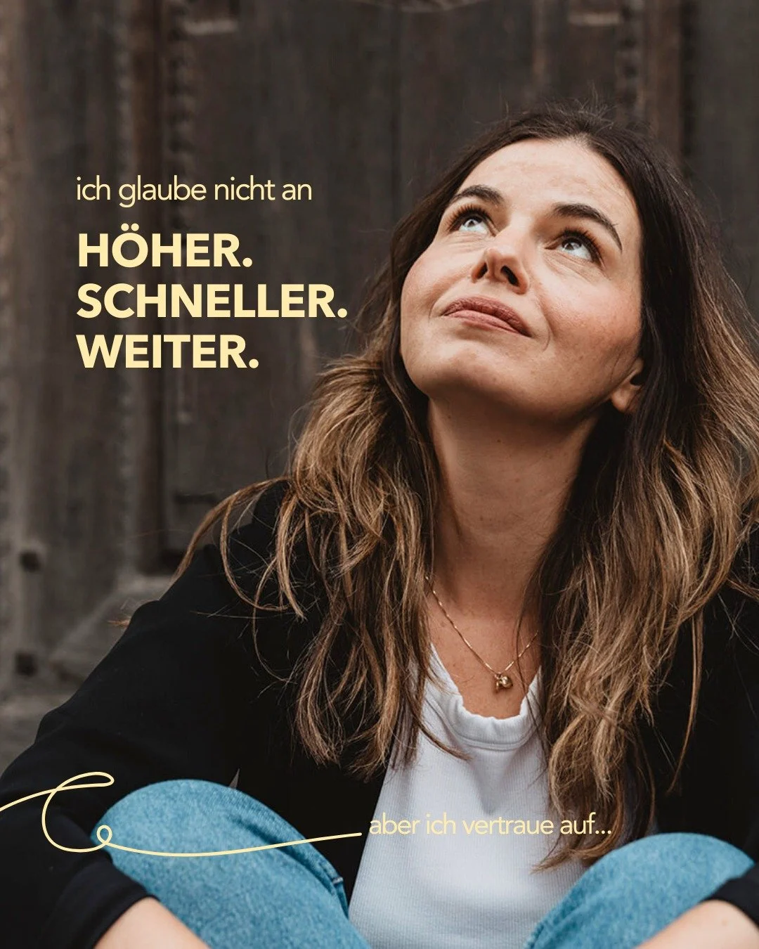 Ich glaube nicht an &bdquo;h&ouml;her, schneller, weiter&ldquo;. Ich wei&szlig;, dass der Verstand nicht die besten Entscheidungen trifft. Und ich verstehe nicht, warum wir uns so gerne als kleine Produktivit&auml;tseinheiten sehen wollen, gemessen a