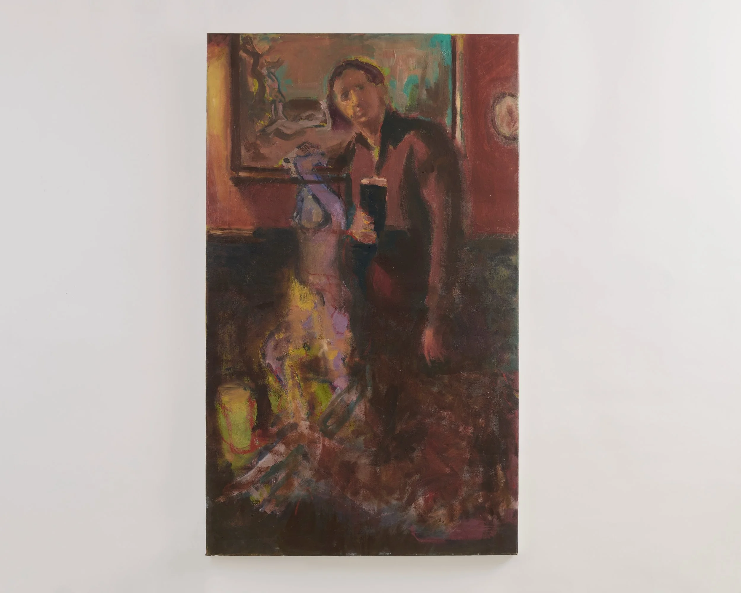 "Communion with Manet',  oil on canvas, 115 x 50cm, 2024-26