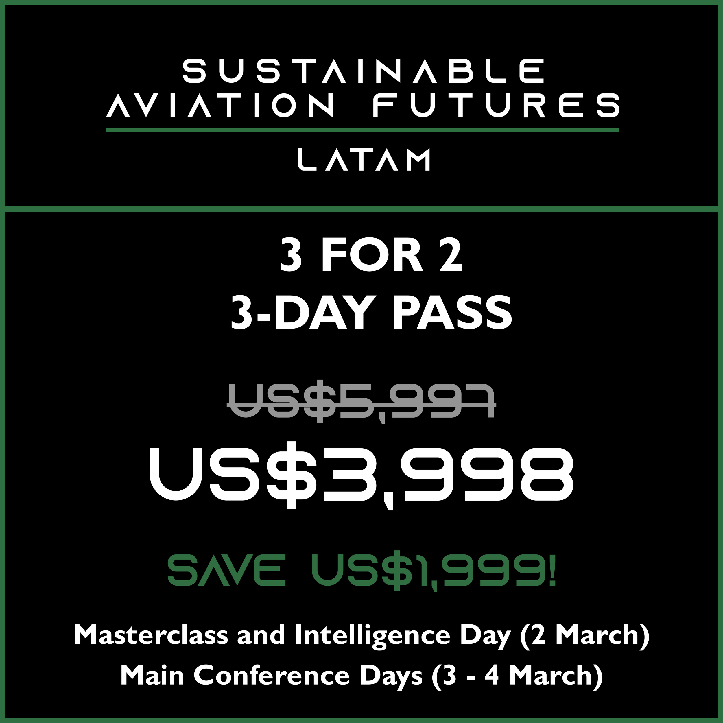 3-DAY PASS (3 FOR 2)
