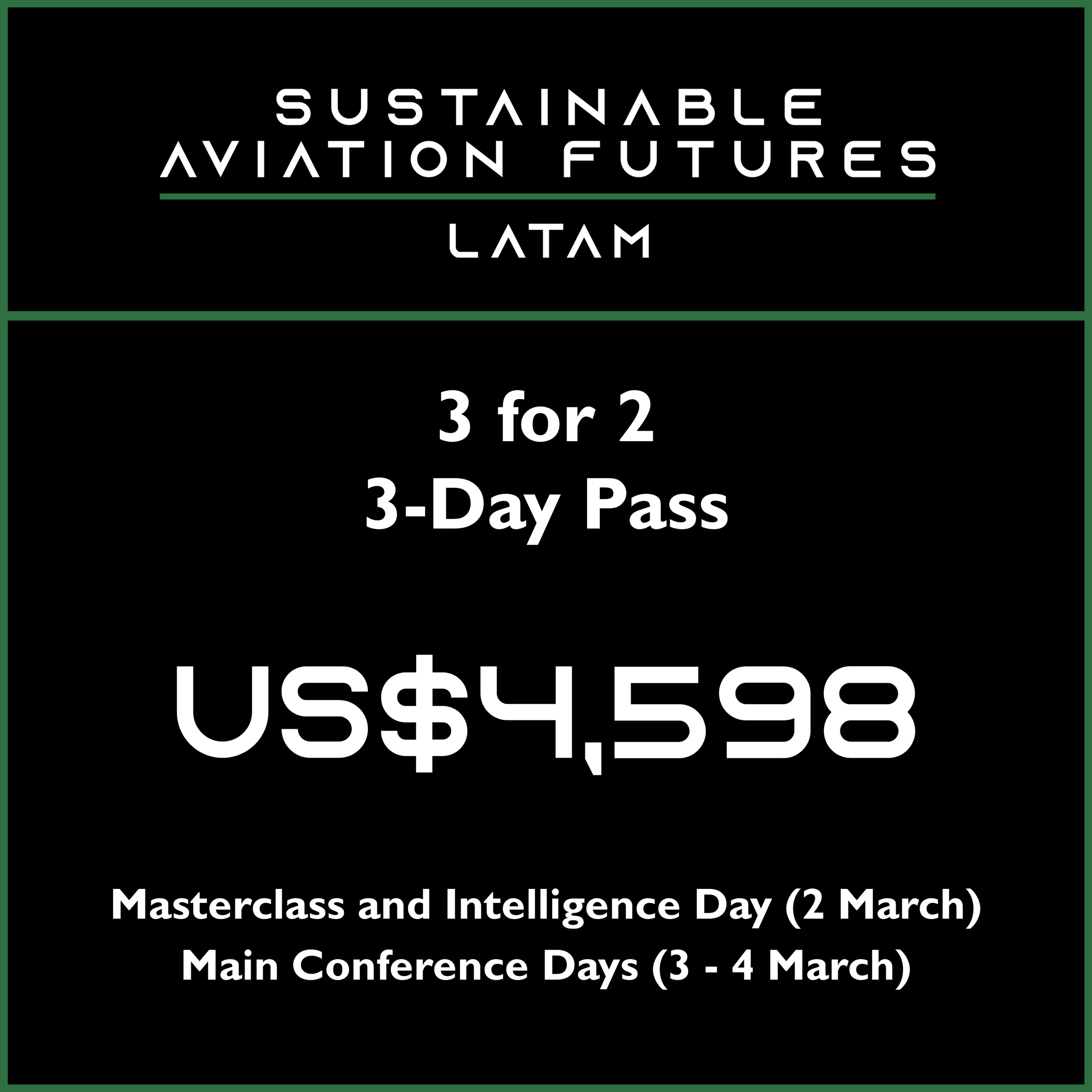 3-Day Pass (3 for 2)