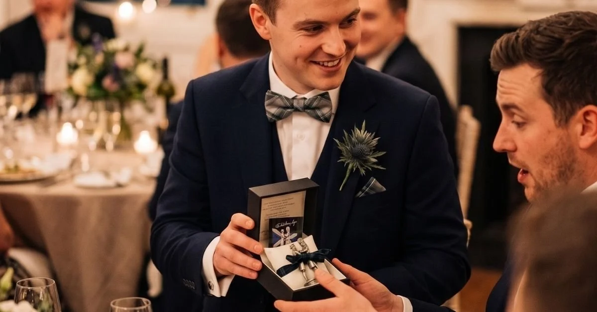 The Perfect Best Man Gift: Why the Auld Lang Syne Figure Says It All