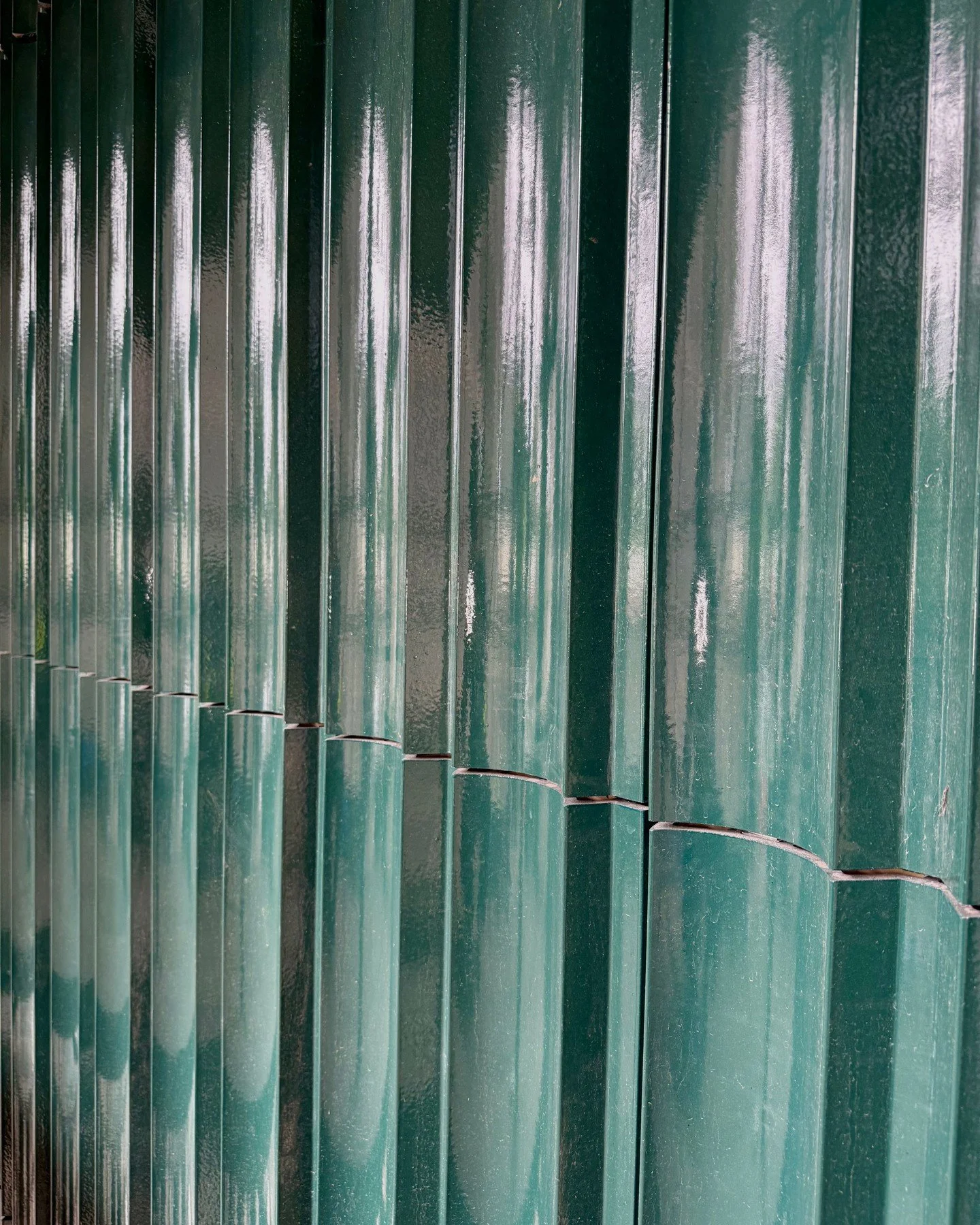 Up close ➡️ The Vision 

Deep green tiles, shimmering red and terracotta brick, and carefully layered aluminium. Together, they form the distinctive fa&ccedil;ade of Eliza Yard. 

Slide to see it come to life.

#elizayard #ancoats #manchesterlife #ma
