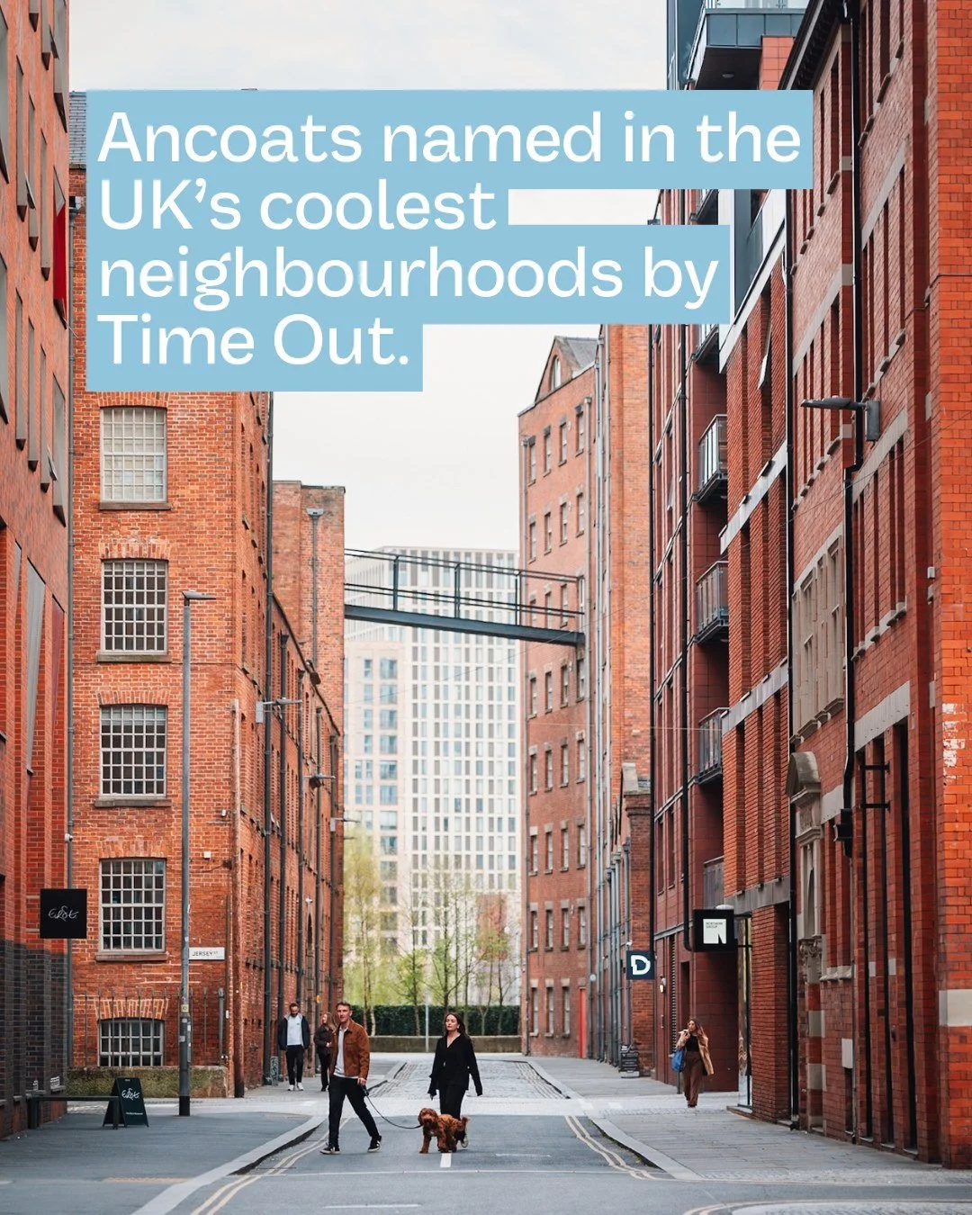 Ancoats has been named the 6th coolest neighbourhood in the UK, according to Time Out.

Once the city&rsquo;s industrial heart, now one of its most creative communities &ndash; where caf&eacute;s, canals, and culture meet modern city living.

And soo