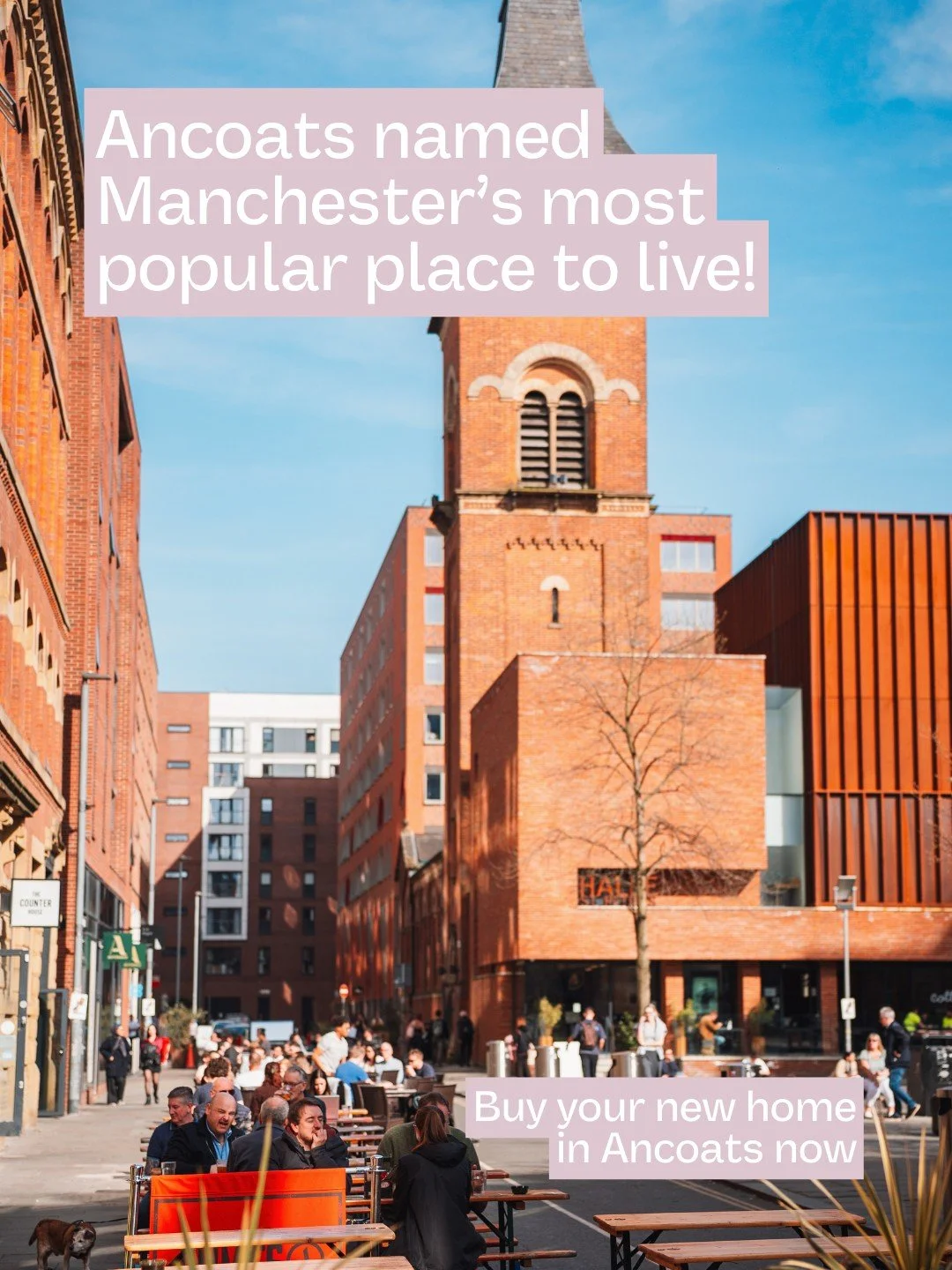 New research reveals that nearly 8% of people moving to Manchester are choosing Ancoats* - officially making it the city&rsquo;s most in-demand neighbourhood.

And right at the heart of it, Eliza Yard is introducing the newest homes for sale in Ancoa