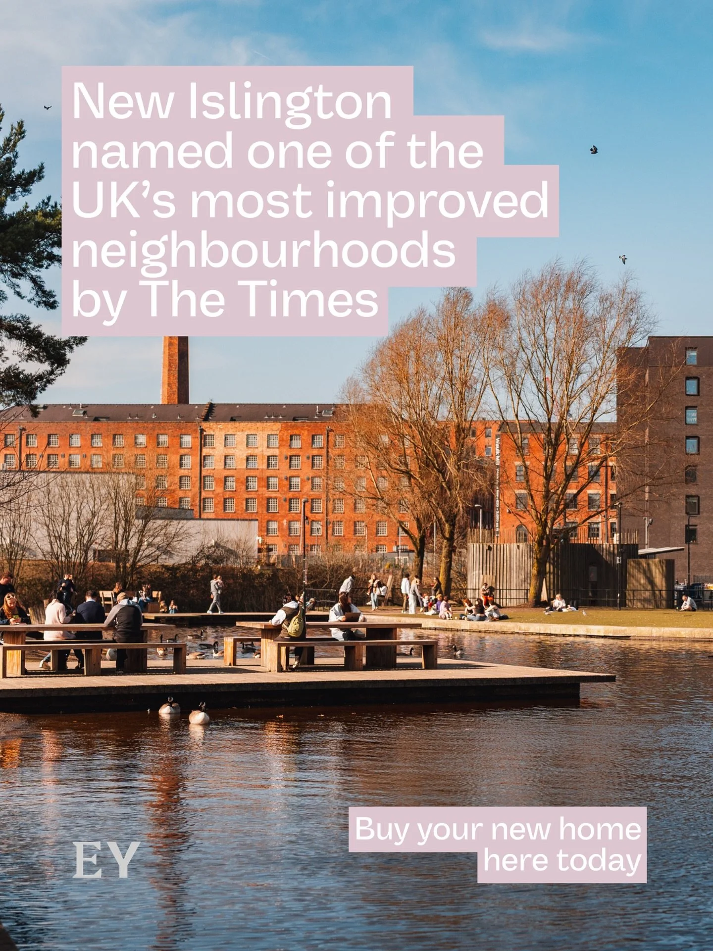 A recent @savills report, covered by @thetimes, has ranked New Islington as one of the UK&rsquo;s most improved neighbourhoods - praised not just for the new homes, like the ones we&rsquo;re building here at Eliza Yard, but for real, measurable livea