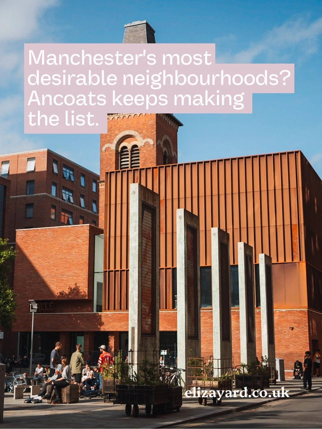 Manchester's most desirable neighbourhoods? Ancoats keeps making the list. 

The secret's been out for a while&hellip;

Named one of the UK's coolest neighbourhoods by Time Out and regularly recognised as one of Manchester's most desirable places to 