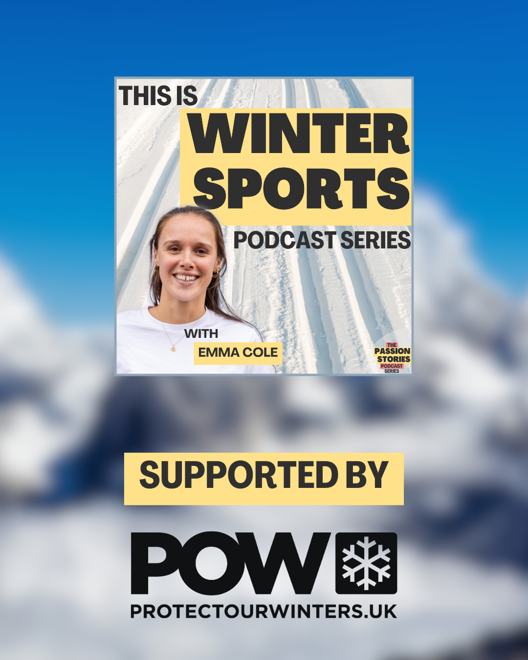 Winter Sports podcast series x POW UK