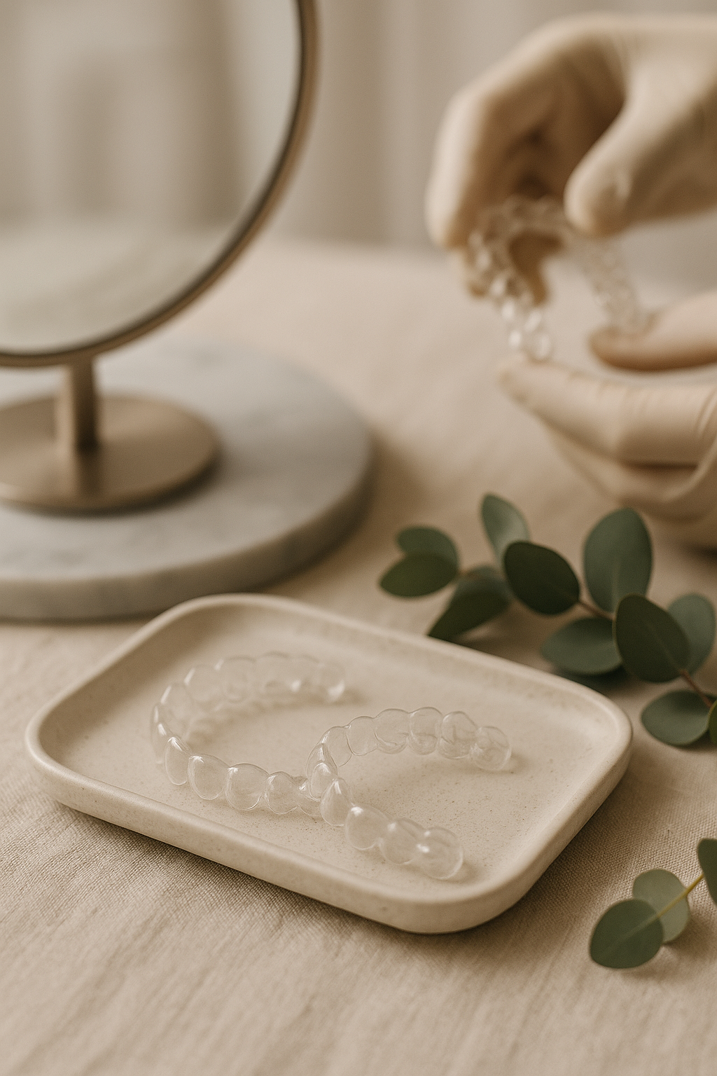 20250422_2111_Luxurious Aligner Display_simple_compose_01jsfefx6nfbyrqrra9x0zcspd.png