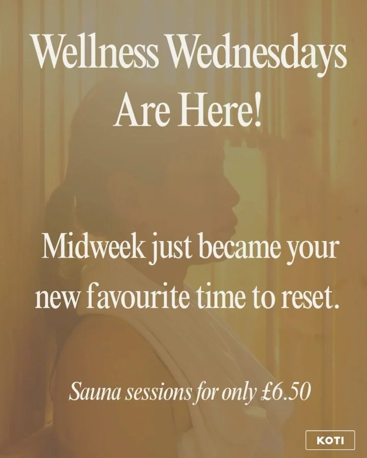 🌿 Wellness Wednesday is calling&hellip; 💆&zwj;♀️

Take a midweek breather and treat yourself to total relaxation in our sauna &mdash; tomorrow only for just &pound;6.50! (Yep, that&rsquo;s &pound;10 OFF 🤑)

🗓️ When: Every Wednesday
📍 Where: Lynm