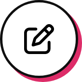Icon of a pencil inside a square, representing editing or writing.