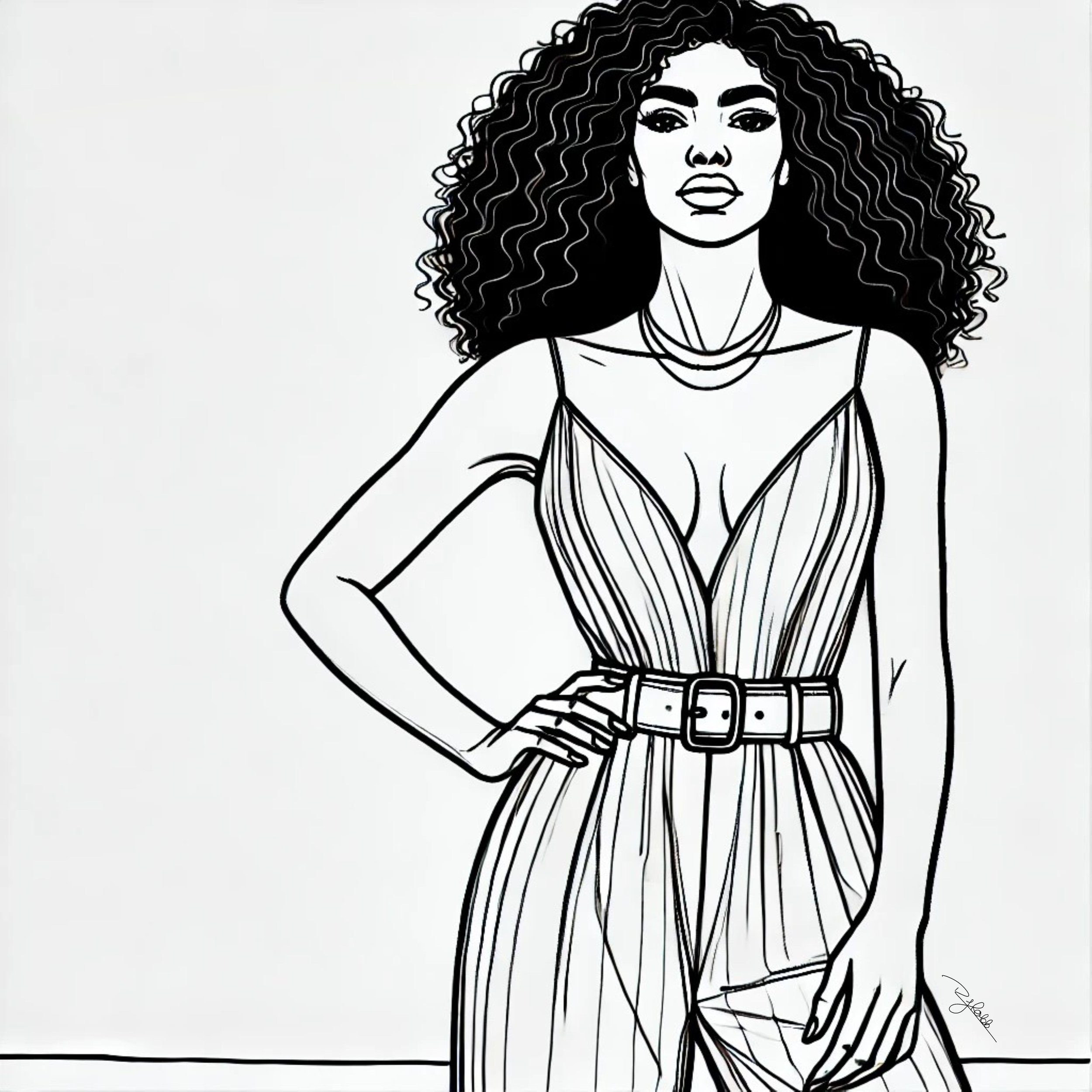 Title: Pride and Purpose
Description: She carries herself with a confidence that is earned, not given—Pride and Purpose is the embodiment of a woman who stands tall in her truth. She does not ask for permission to be seen, nor does she