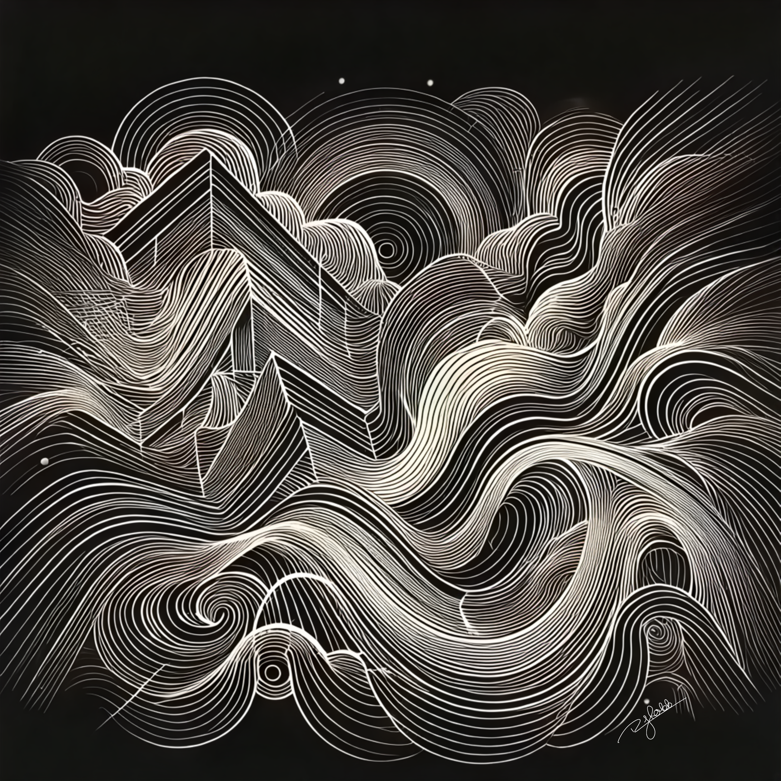 Title: Beyond the Veil
Description: A glimpse into the unknown, Beyond the Veil unravels the delicate threads that separate reality from infinity. Swirling currents of energy move like whispered secrets, inviting you to step through a