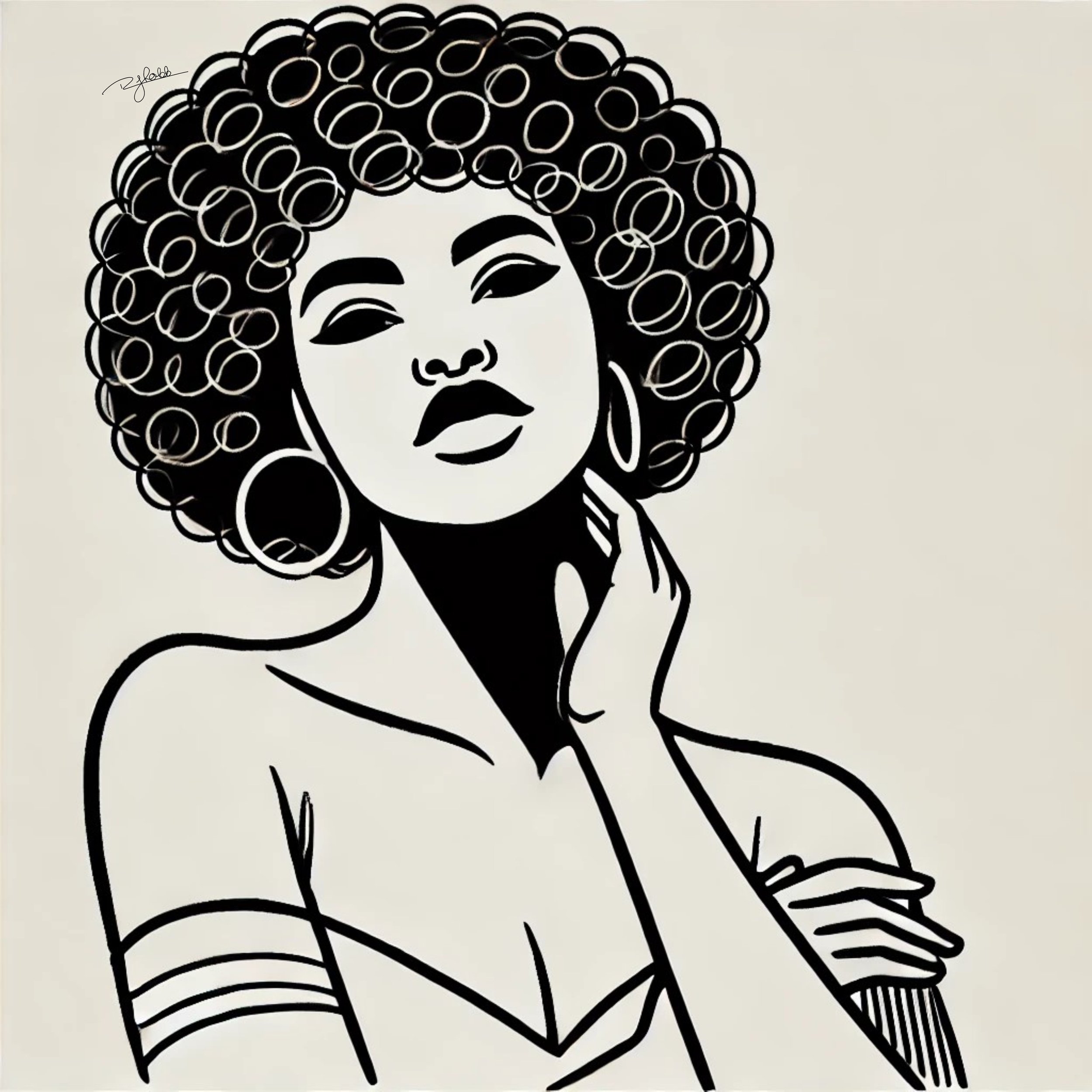 Title: Unapologetically Black
Description: She does not dilute herself to fit the world’s expectations. Unapologetically Black is a statement, a declaration, a refusal to be anything other than her most authentic self. She is a force,