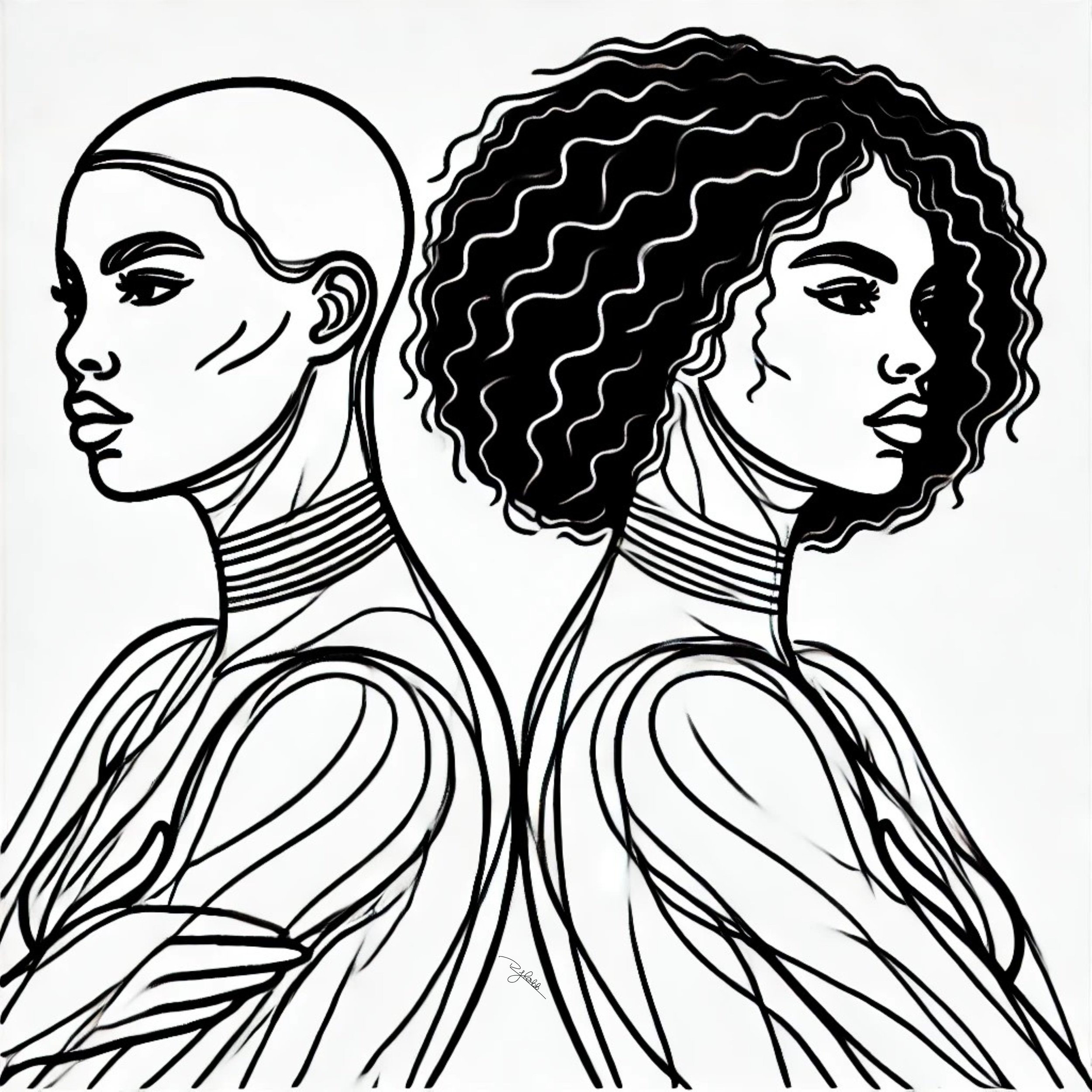 Title: Sisterhood of Strength
Description: She does not stand alone—she is part of something greater. Sisterhood of Strength honours the unbreakable bond between women, a force woven together by shared battles and unwavering love. Toge