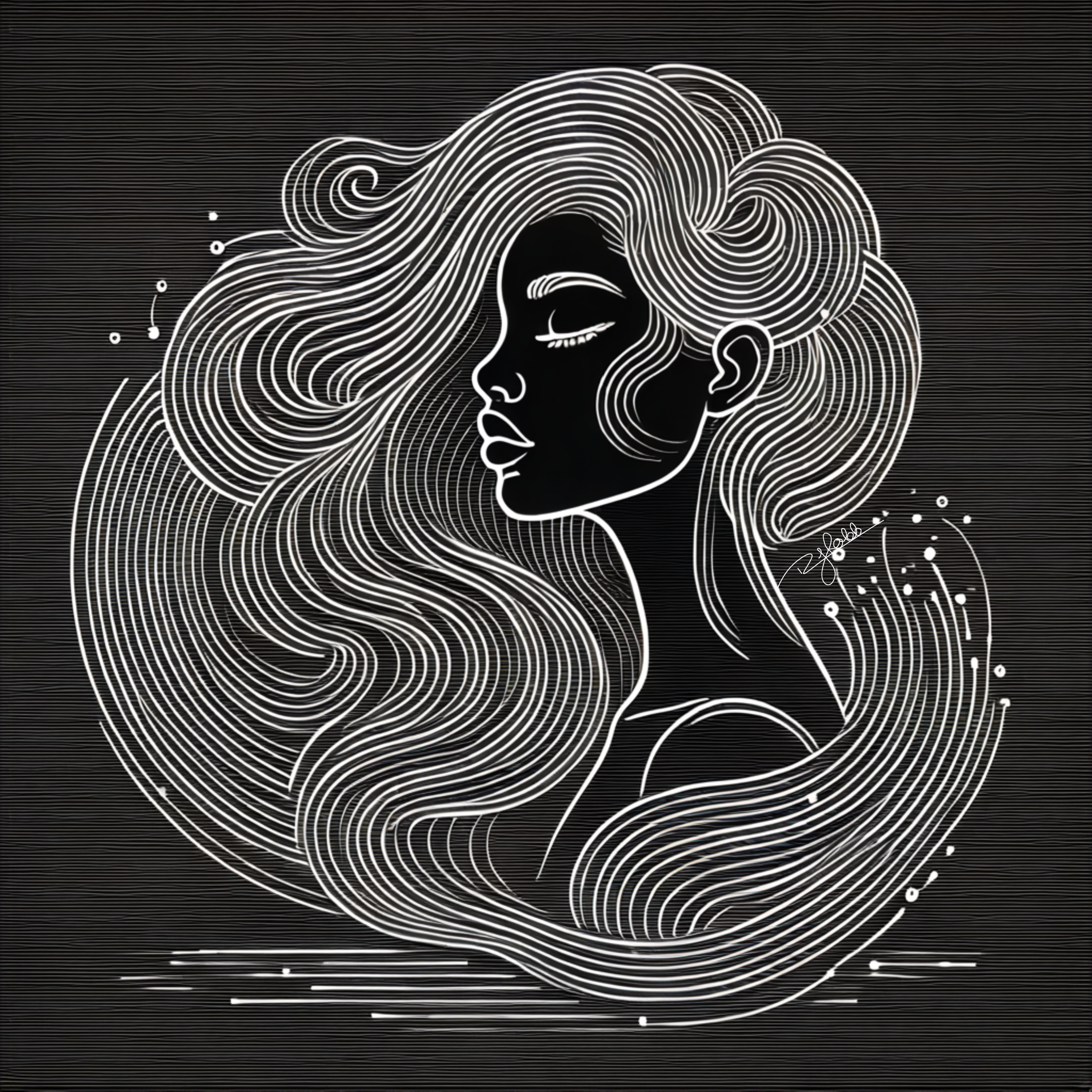 Title: Aurora Waves
Description: Flowing with ethereal grace, Aurora Waves mimic the celestial lights that dance across the cosmic sky. Each strand undulates with an iridescent glow, forming a breathtaking spectrum of electric blues