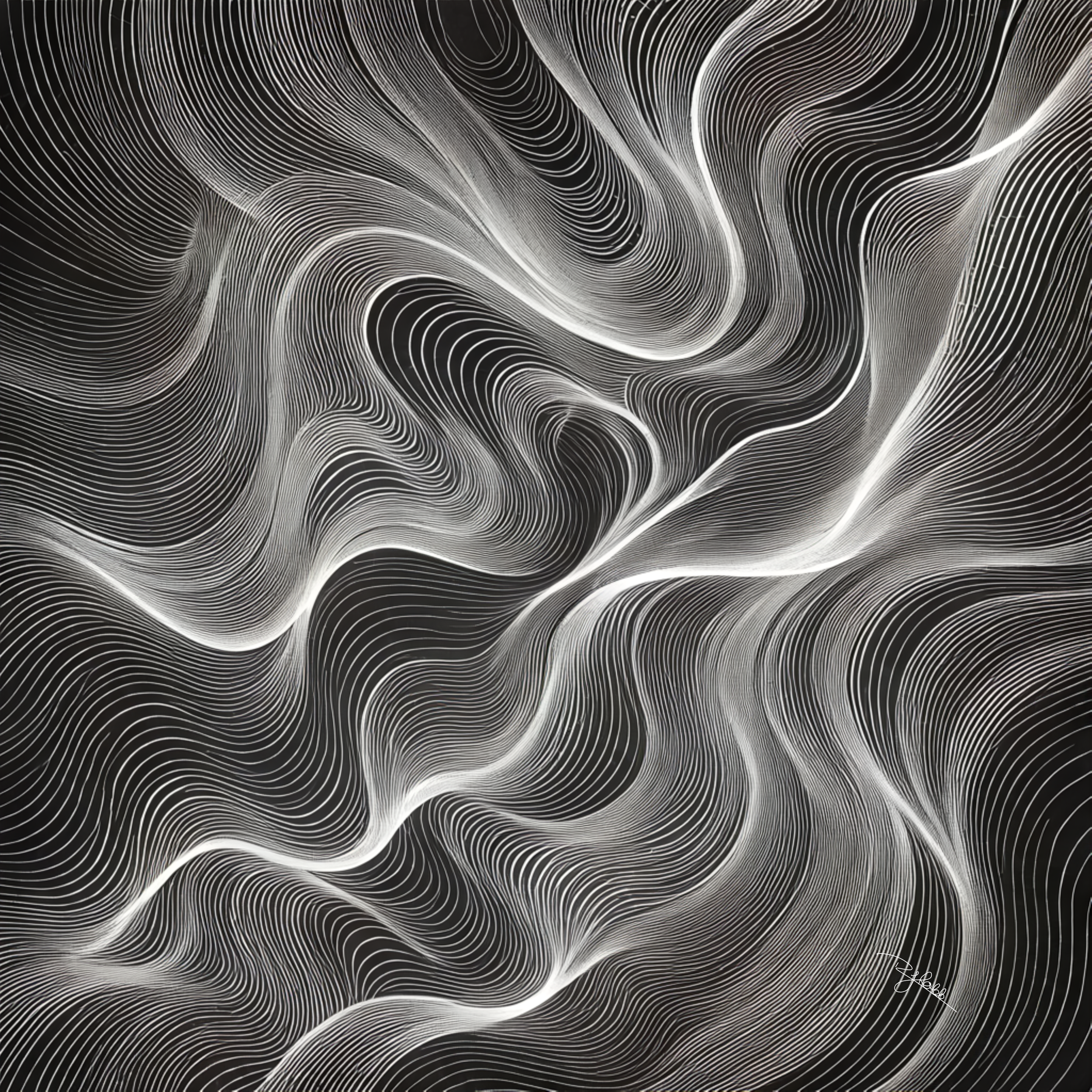 Title: Mystic Wave
Description: Like the crest of an unseen ocean, Mystic Wave ripples across the void, carrying with it the essence of ancient wisdom. It is a force that moves without touch, a presence felt in the shifting tides of t