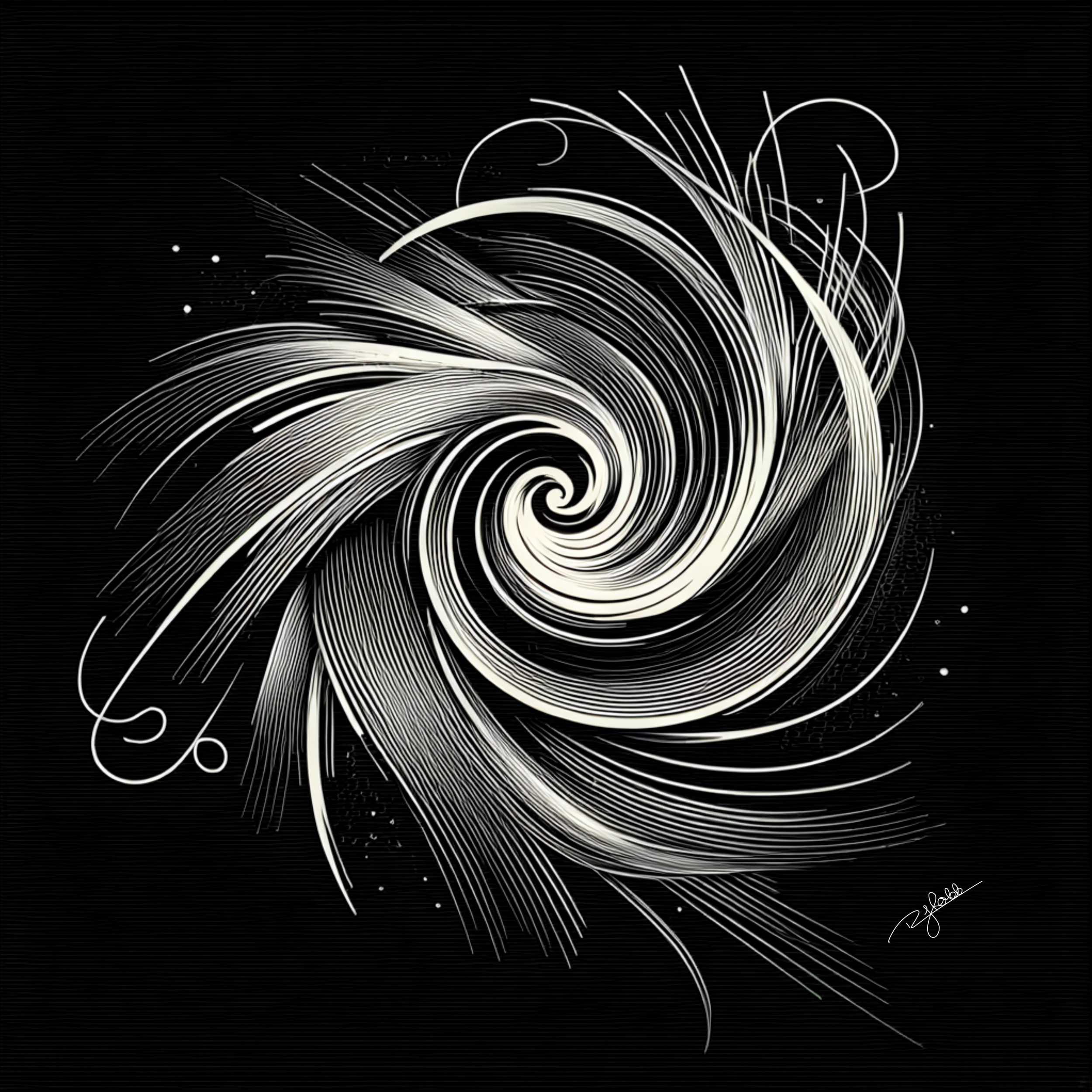 Title: Whirlwind Inspiration
Description: A storm of energy and motion, Whirlwind Inspiration sweeps through the mind like a burst of creative force. It is the spark before the flame, the electric surge that ignites new ideas and send