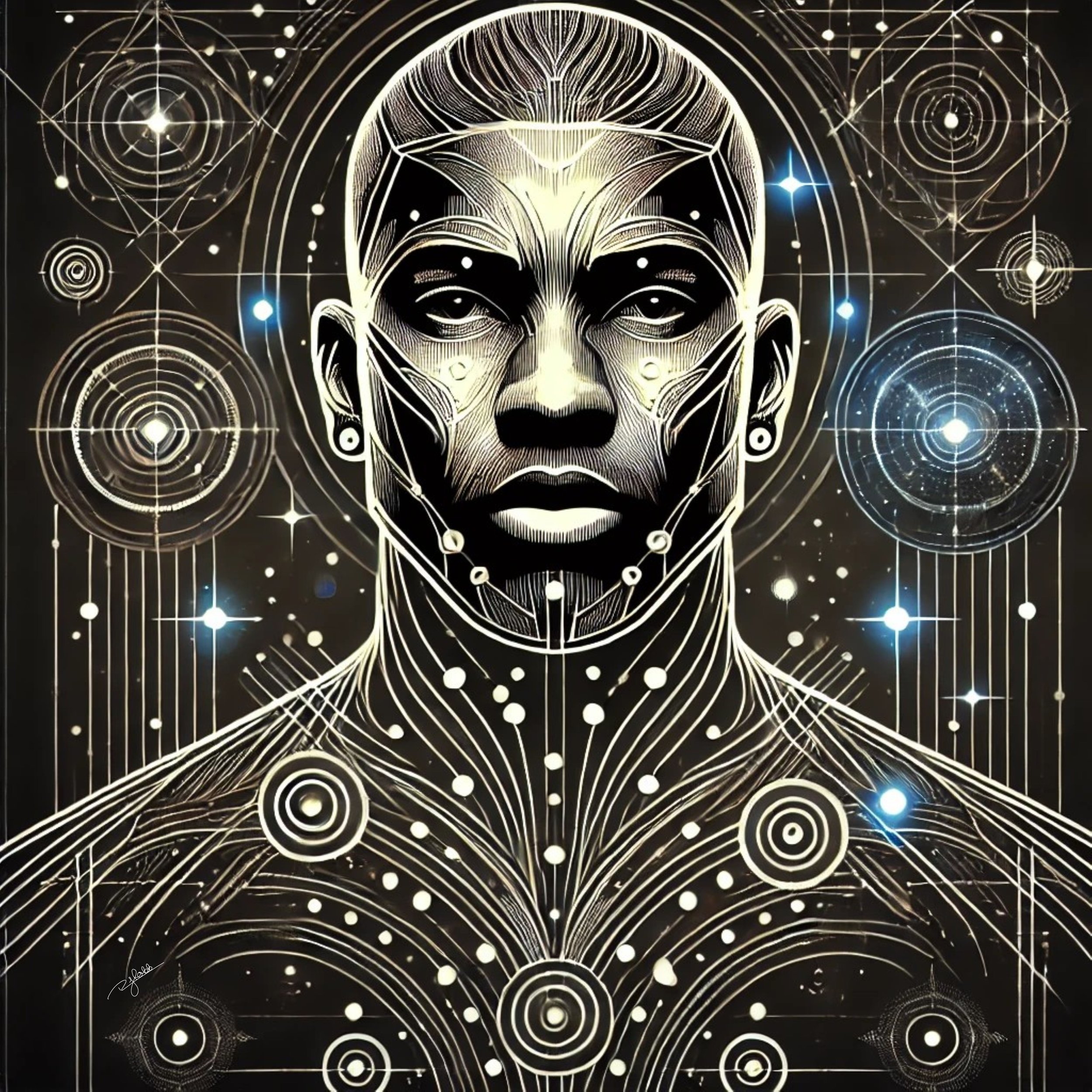Title: Shaved Power
Description: A bold statement of strength, this clean and calculated shave is more than a style—it's a symbol of precision, discipline, and reinvention. Enhanced by futuristic etchings, it radiates authority, as