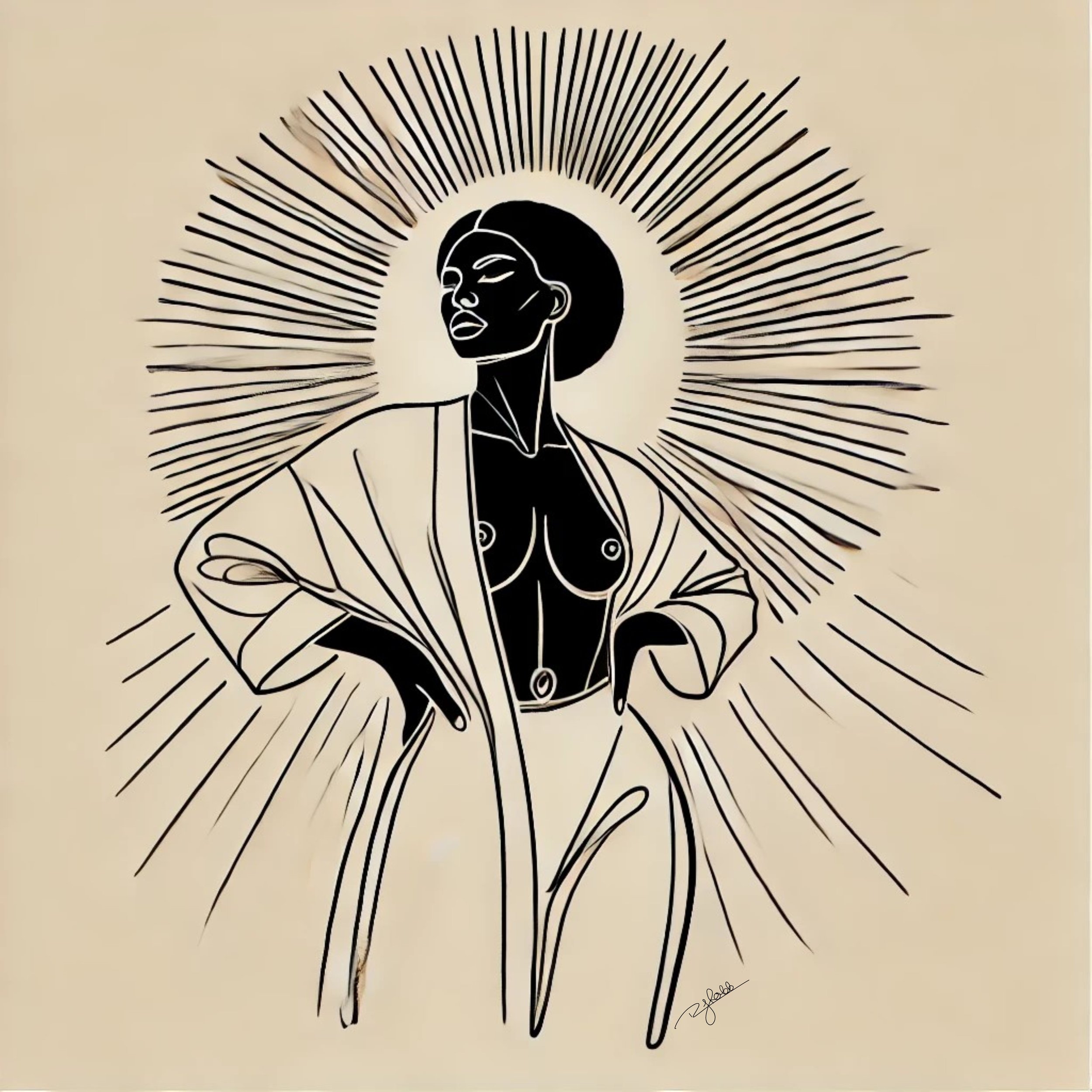 Title: Radiant Strength
Description: Her power is not loud, yet it is undeniable—Radiant Strength illuminates every space she enters. She is both warmth and fire, the guiding light in the storm. There is nothing fragile about her glow