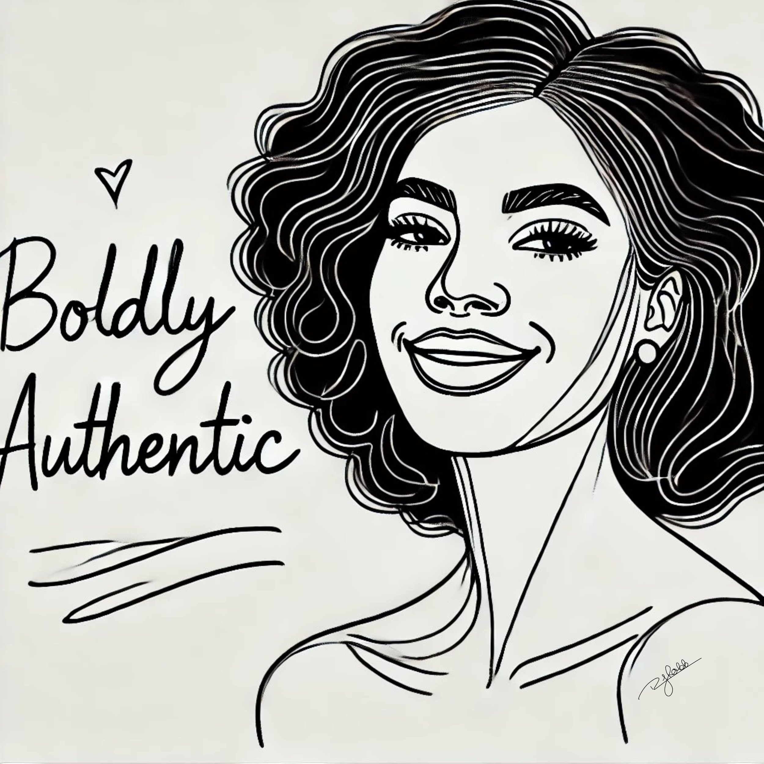 Title: Boldly Authentic
Description: Raw, real, and unfiltered—Boldly Authentic is a declaration of self-love in its purest form. She wears her truth like armour, embracing every flaw, every strength, and every contradiction that makes