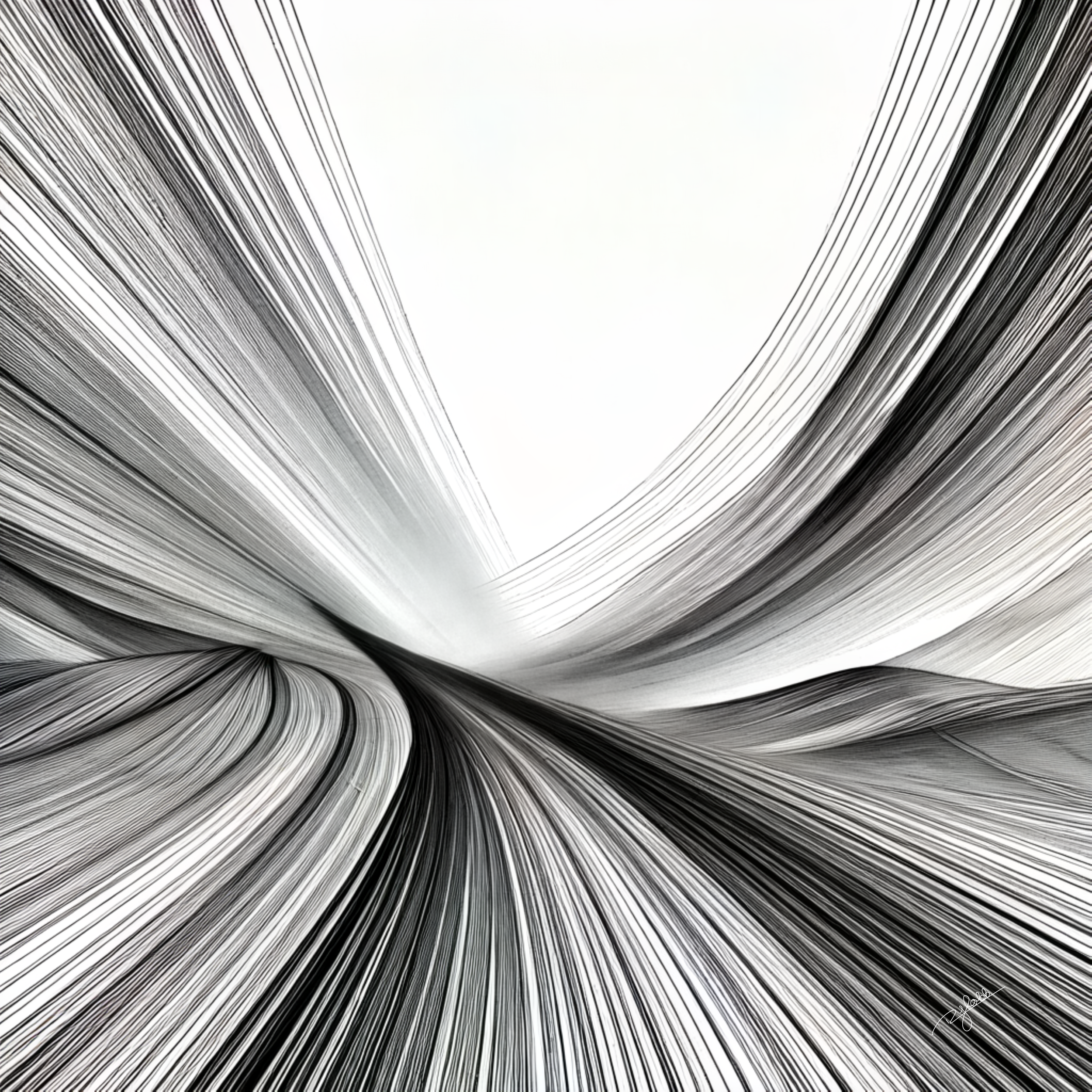 Title: Boundless Horizon
Description: Where sky and space converge, Boundless Horizon stretches infinitely, its lines weaving together the limitless nature of thought and time. A portal to possibilities untold, it beckons the dreamer