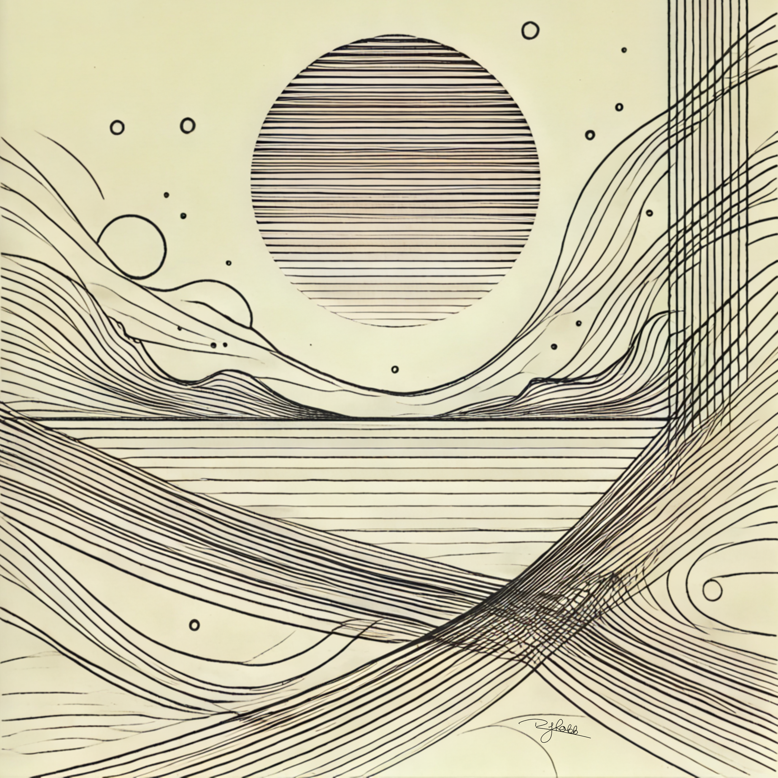 Title: Horizon's Edge
Description: Where the sky meets infinity, Horizon’s Edge is a moment suspended between worlds. It is the precipice of discovery, the boundary where past and future converge. One step forward, and the unknown wel