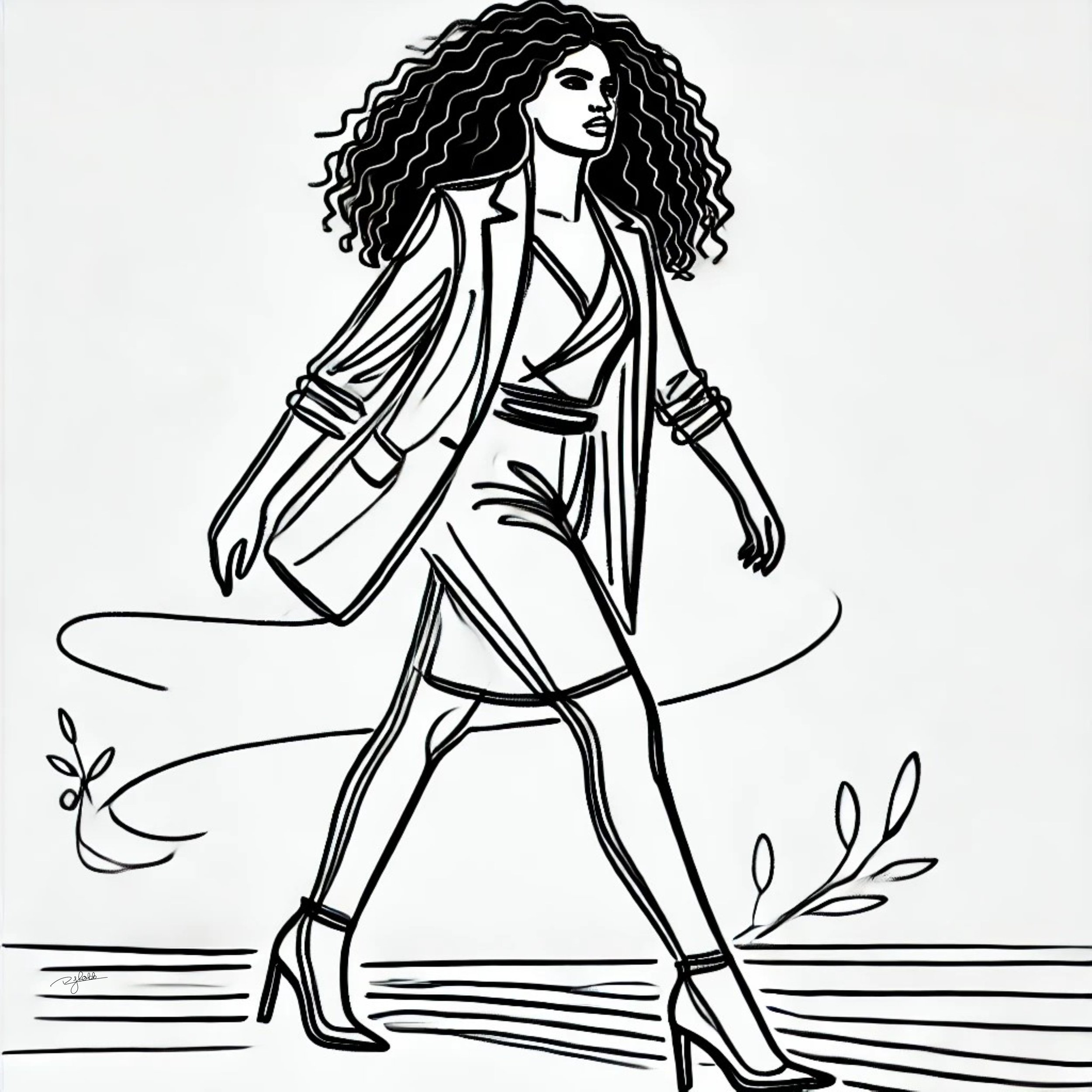 Title: Trailblazer
Description: She walks paths not yet carved, forging her own way through the unknown. Trailblazer is a testament to the fearless pioneers, the ones who refuse to wait for permission. She is the fire that lights the w
