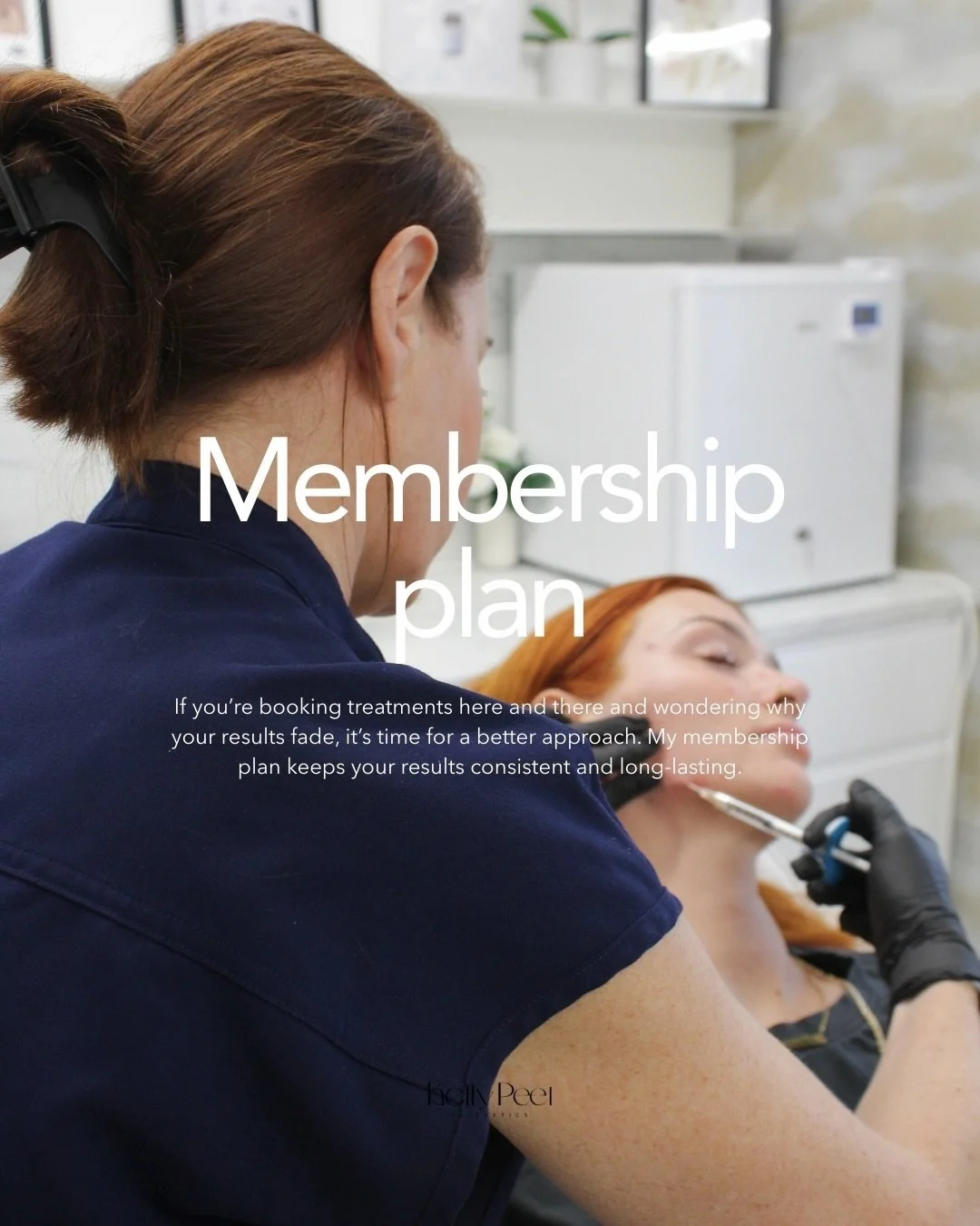 Tired of seeing your results fade between treatments? 

My Membership Plan is designed for women who want consistency, not just with their treatments, but with their results too. 

With a clear plan, monthly payments and ongoing support, your skin st