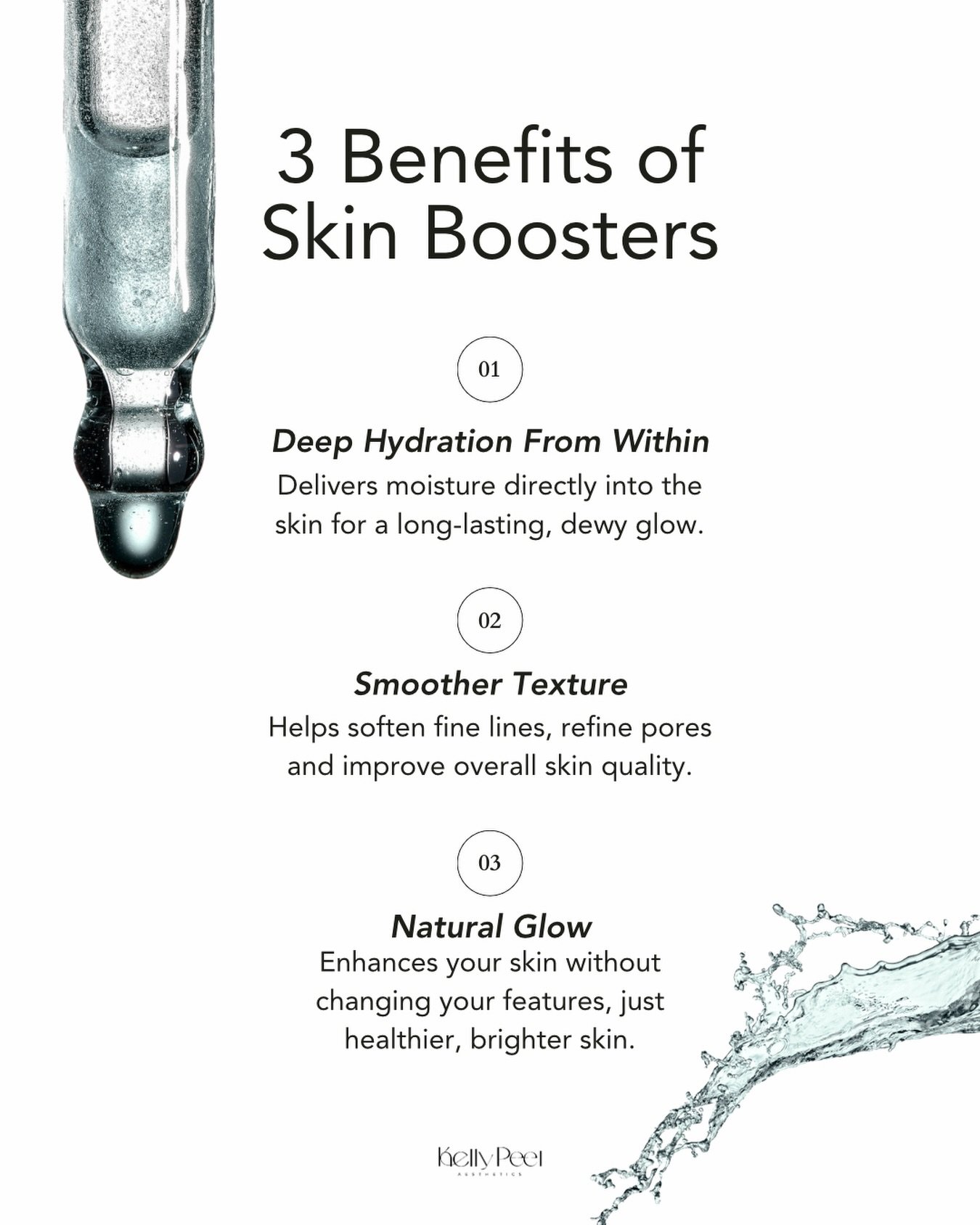 Give your skin the care it deserves ✨

Our skin boosters work beneath the surface to hydrate, refresh and leave your complexion looking radiant and healthy. Subtle, natural and long-lasting, the kind of glow that speaks for itself. 

Book your appoin