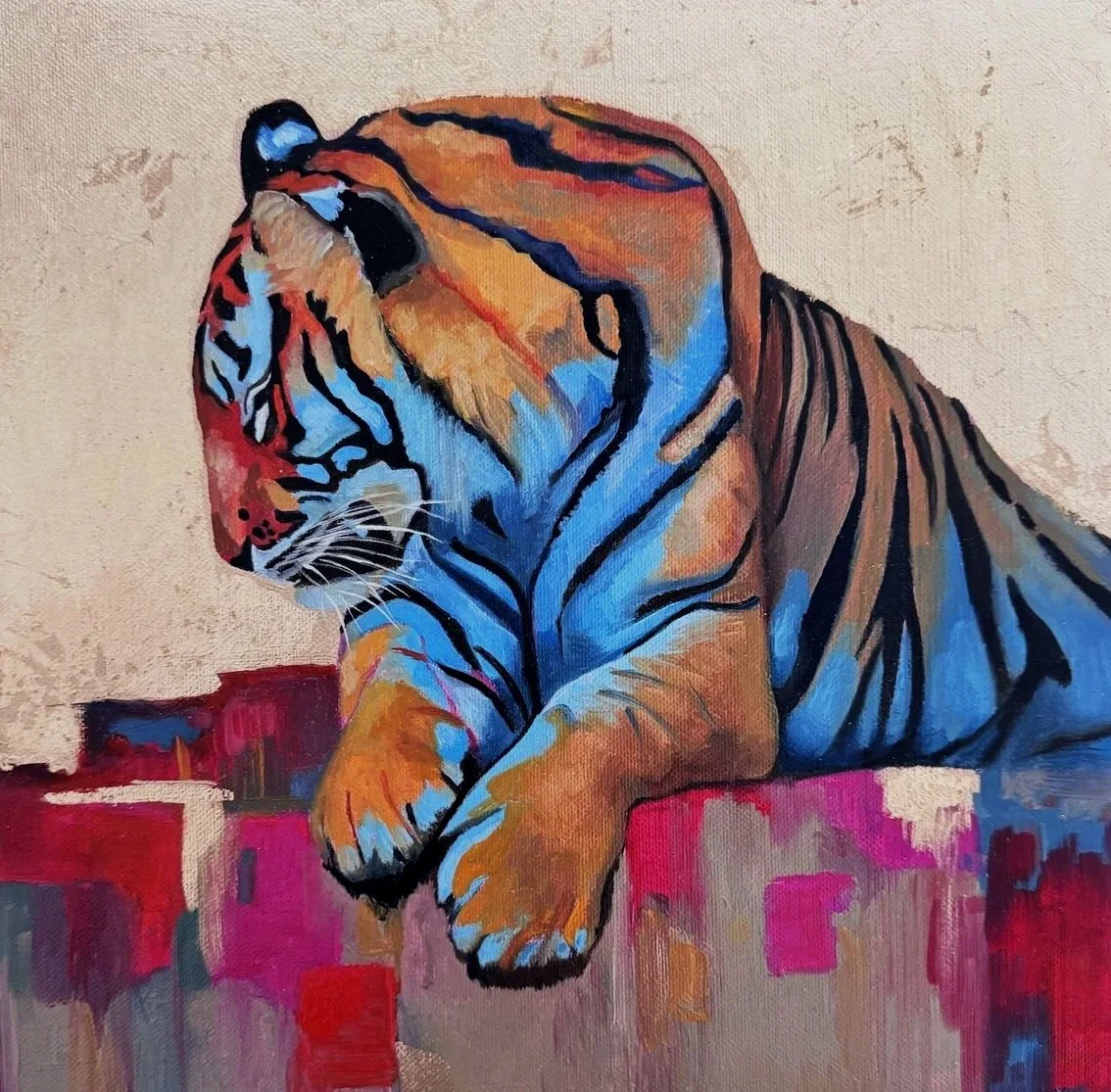 He who needs protections | oil on canvas