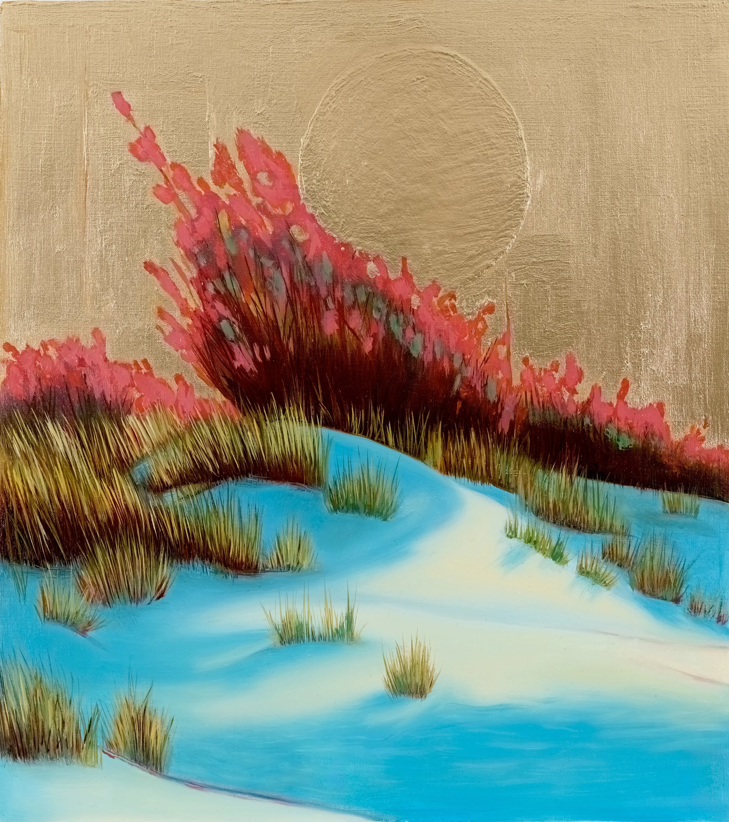 When the Sun Sets | oil on paper