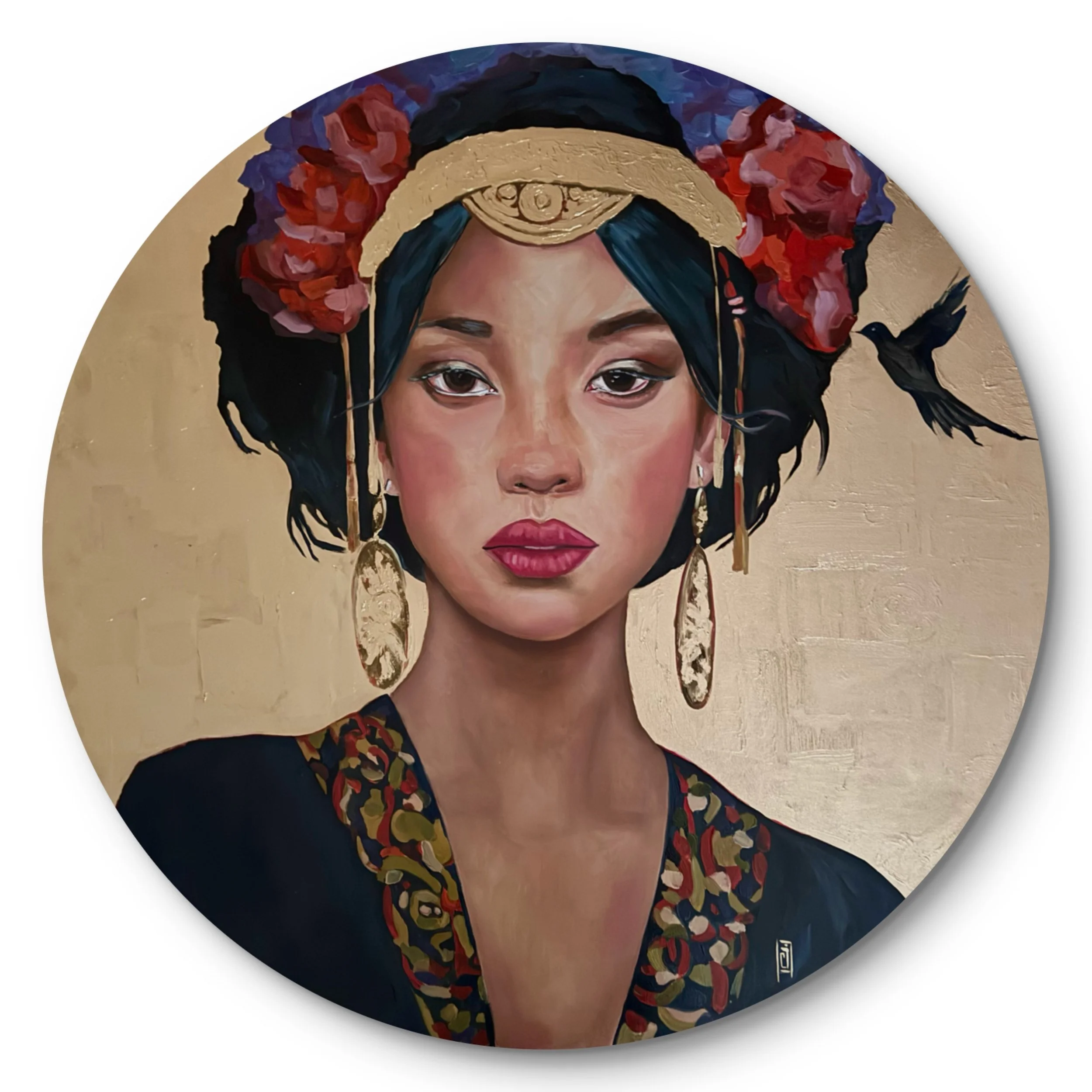 Timeless beauty | oil on wood panel