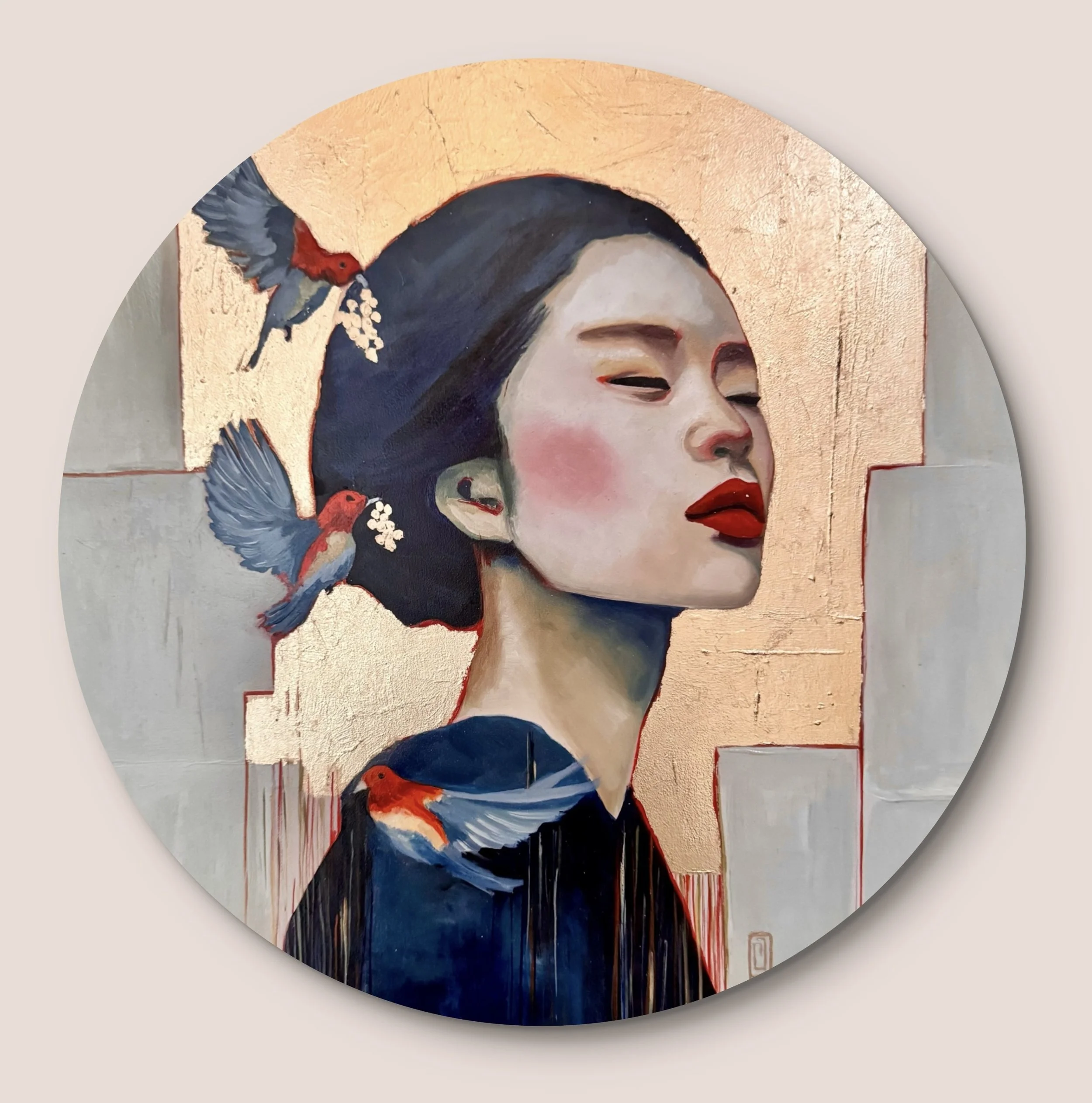 Maiko | oil on wood panel