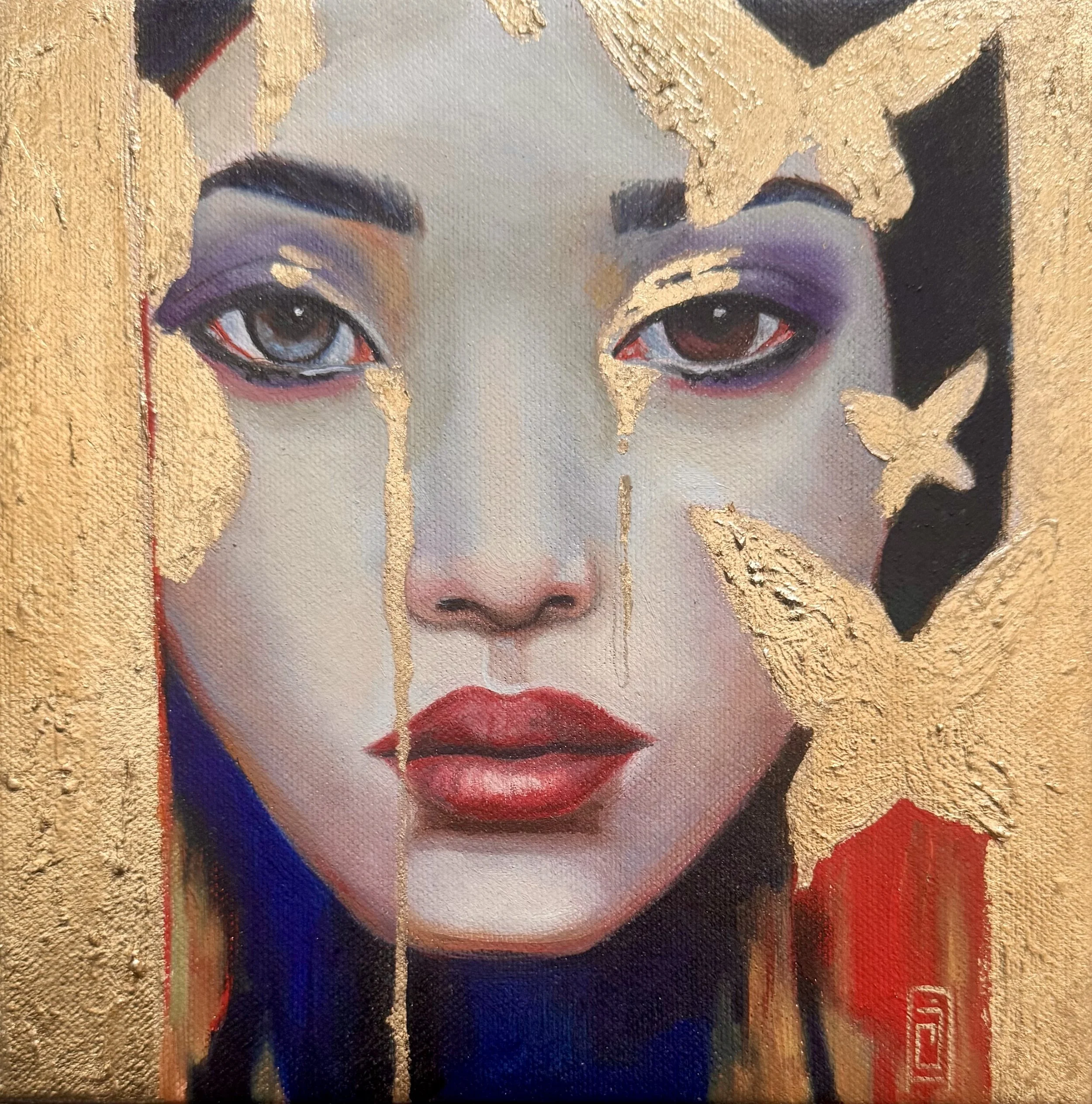What defines her | oil on canvas