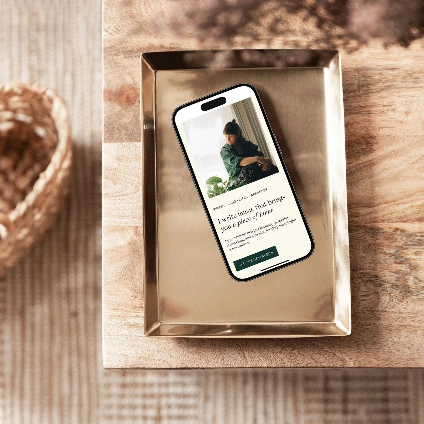 In collaboration with @nikevopalecka (one of my amazing sisters-in-law!), I had the joy of designing a 5-page, multi-lingual Squarespace website showcasing her debut album and dynamic portfolio as a singer, songwriter, arranger, and artist.

If you a