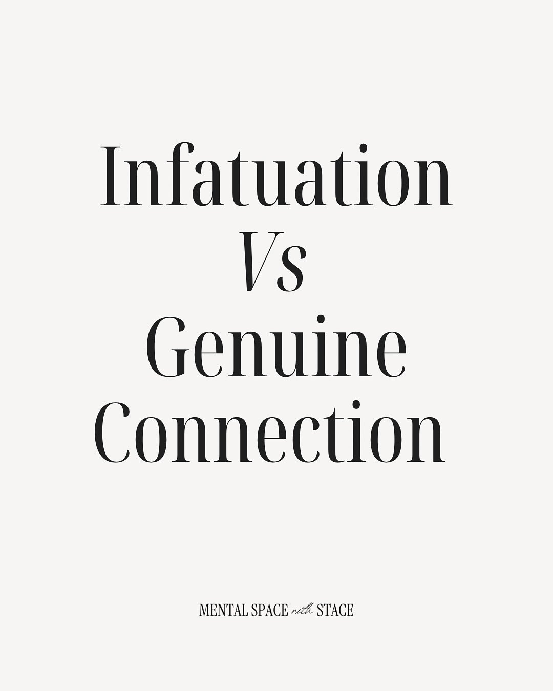 Infatuation or Genuine Connection? Let&rsquo;s talk about it.

One is thrilling and addictive.
The other is grounding and secure.
But here&rsquo;s the twist&mdash;sometimes, it starts with both.

If you&rsquo;ve ever wondered whether you&rsquo;re fal