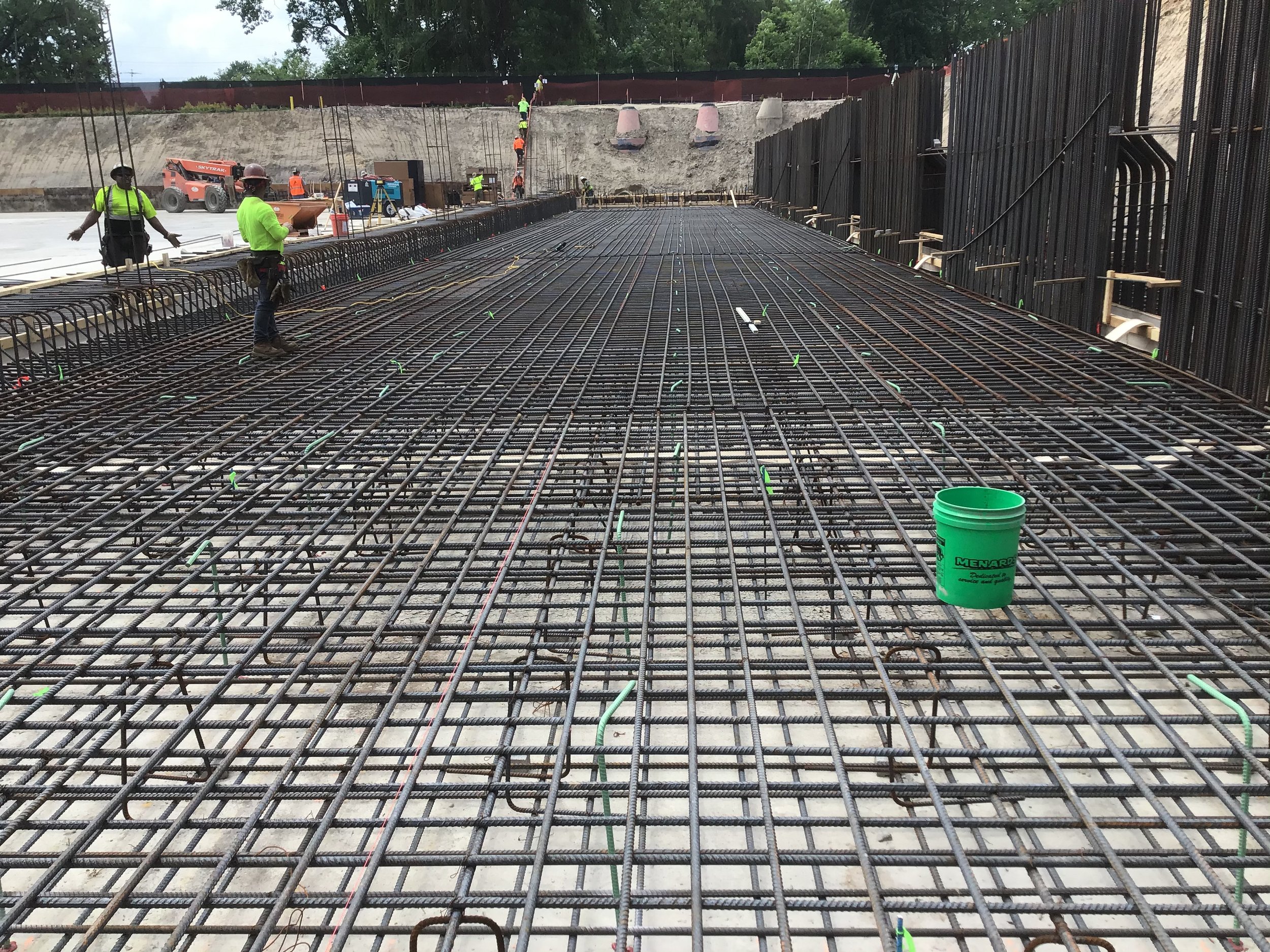 Stephens road detention basin materials testing