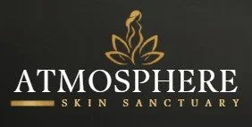 Logo for Atmosphere Skin Sanctuary with stylized leaf design