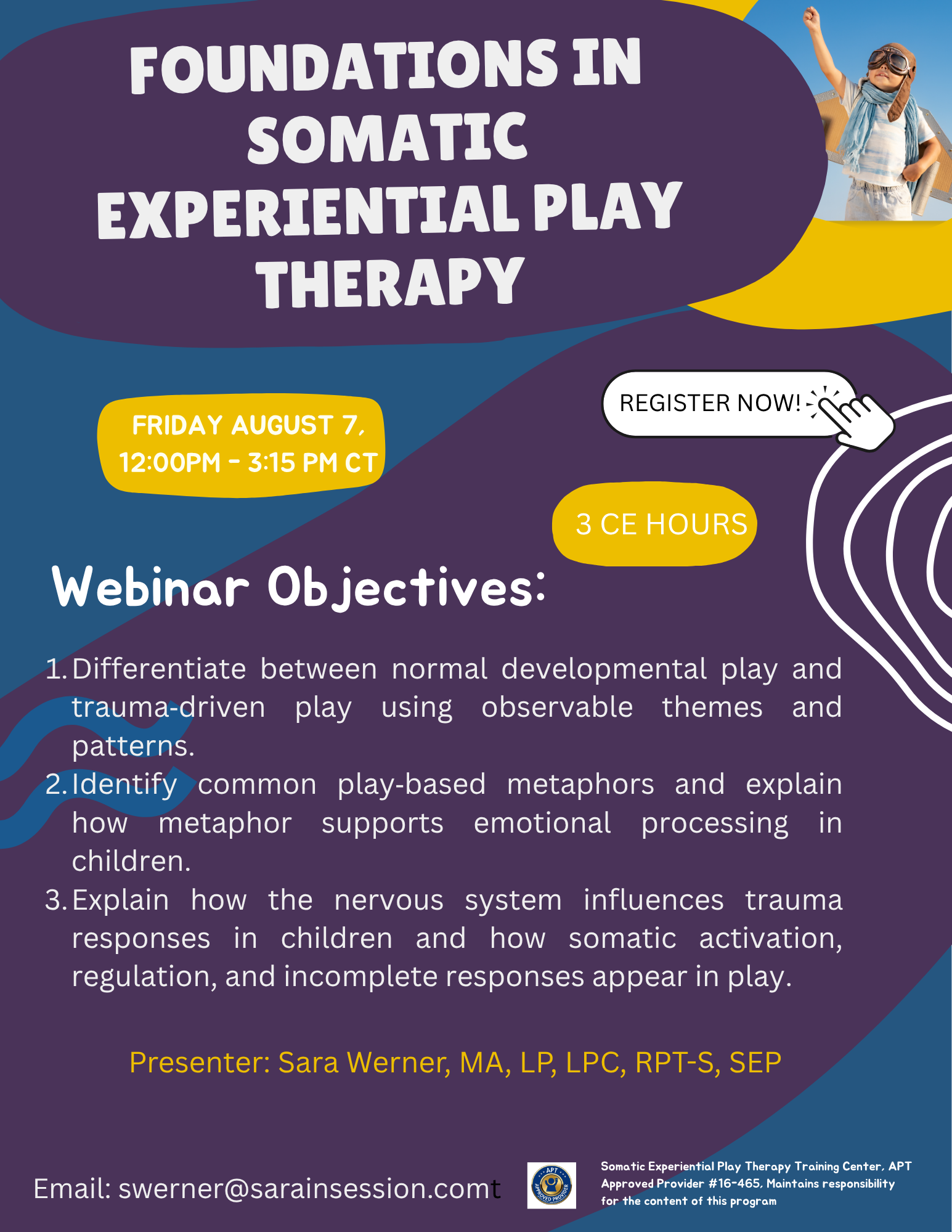 Foundation in Somatic Experiential Play Therapy